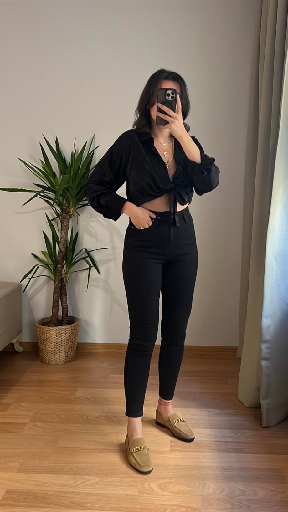 GOLD SİYAH SKINNYJEAN