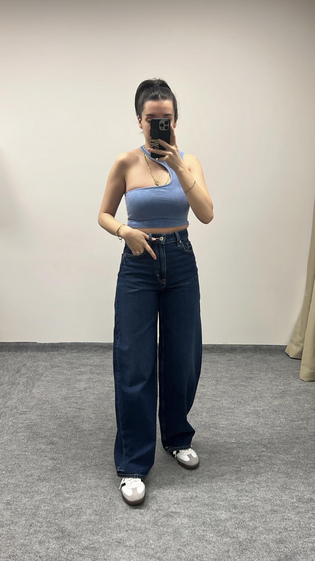 HIM BAGGY WIDE LOW JEAN