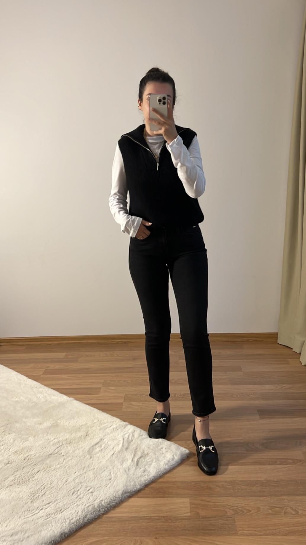 KOYU ANTRASİT ADA BOYFIT JEAN