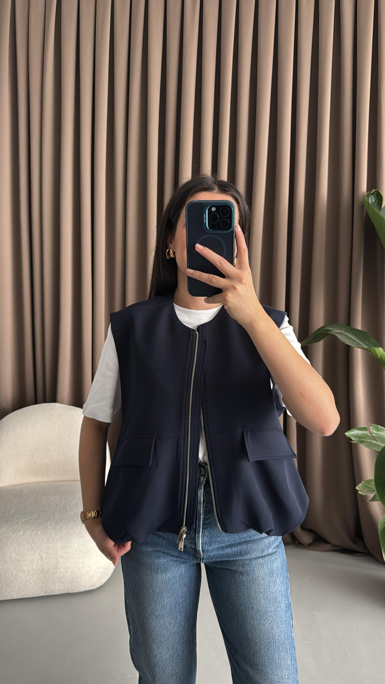 Laci Volanlı Bomber Yelek