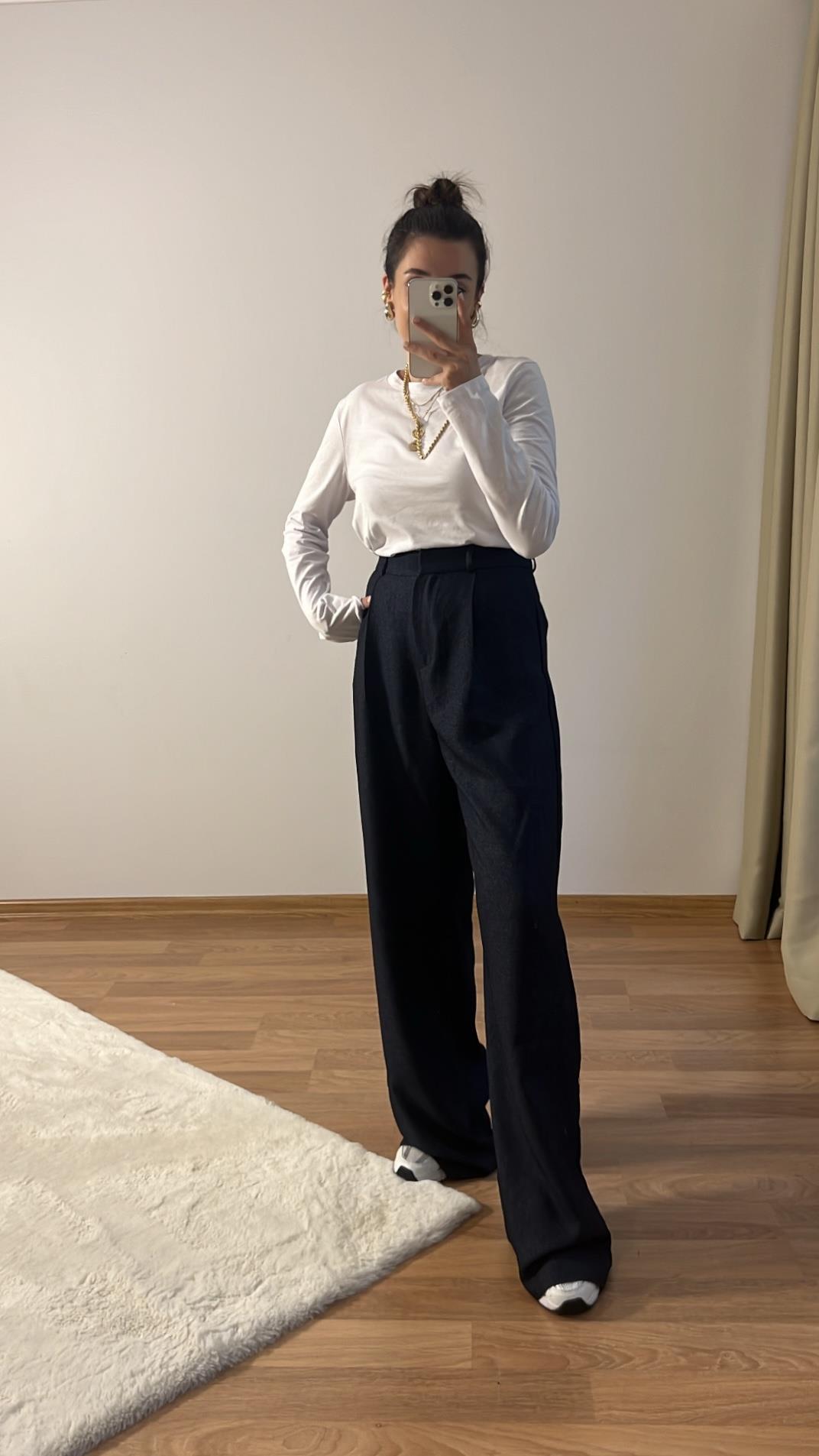 Lacivert  Kışlık Uzun Pantolon