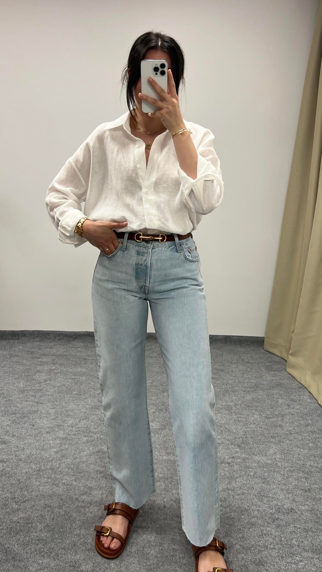 Lavli Denim Straight Leg Jean