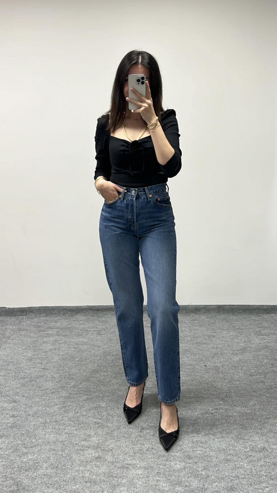 Lavli Premium Mom Fıt Jean