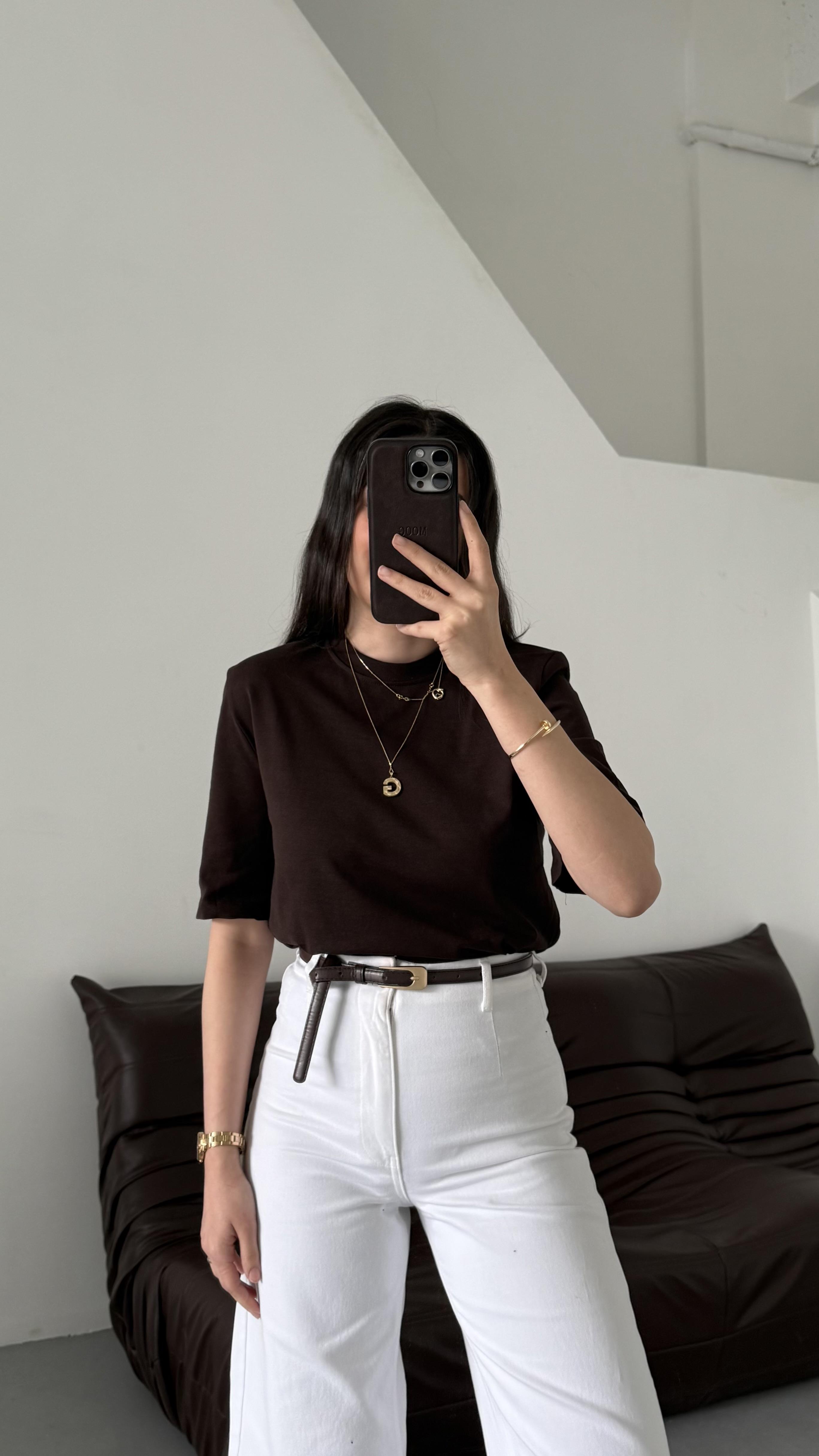 Mad Acı Kahve Vatkalı Basıc Tişört