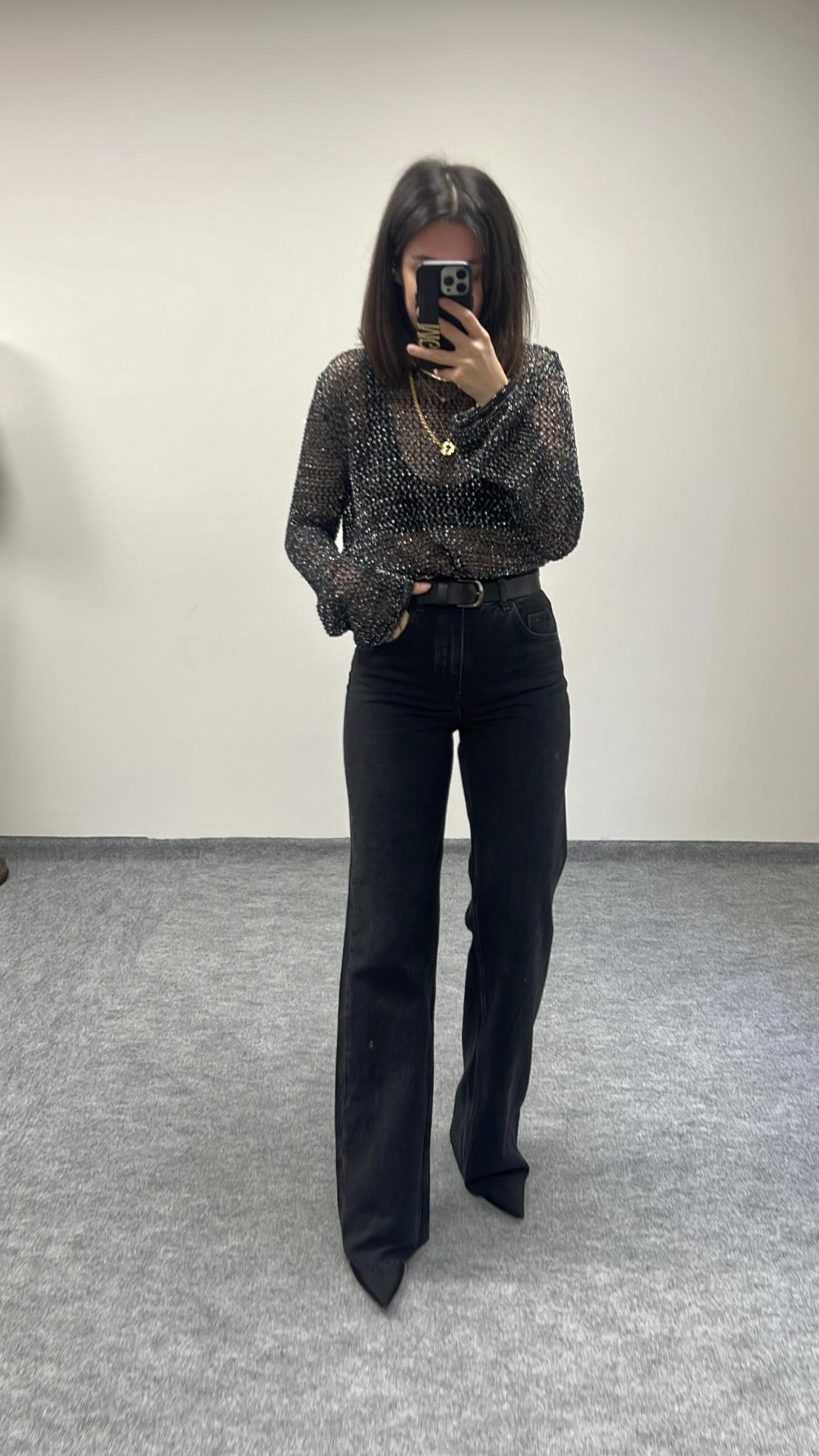 MAD ANTRASİT WİDE LEG JEAN