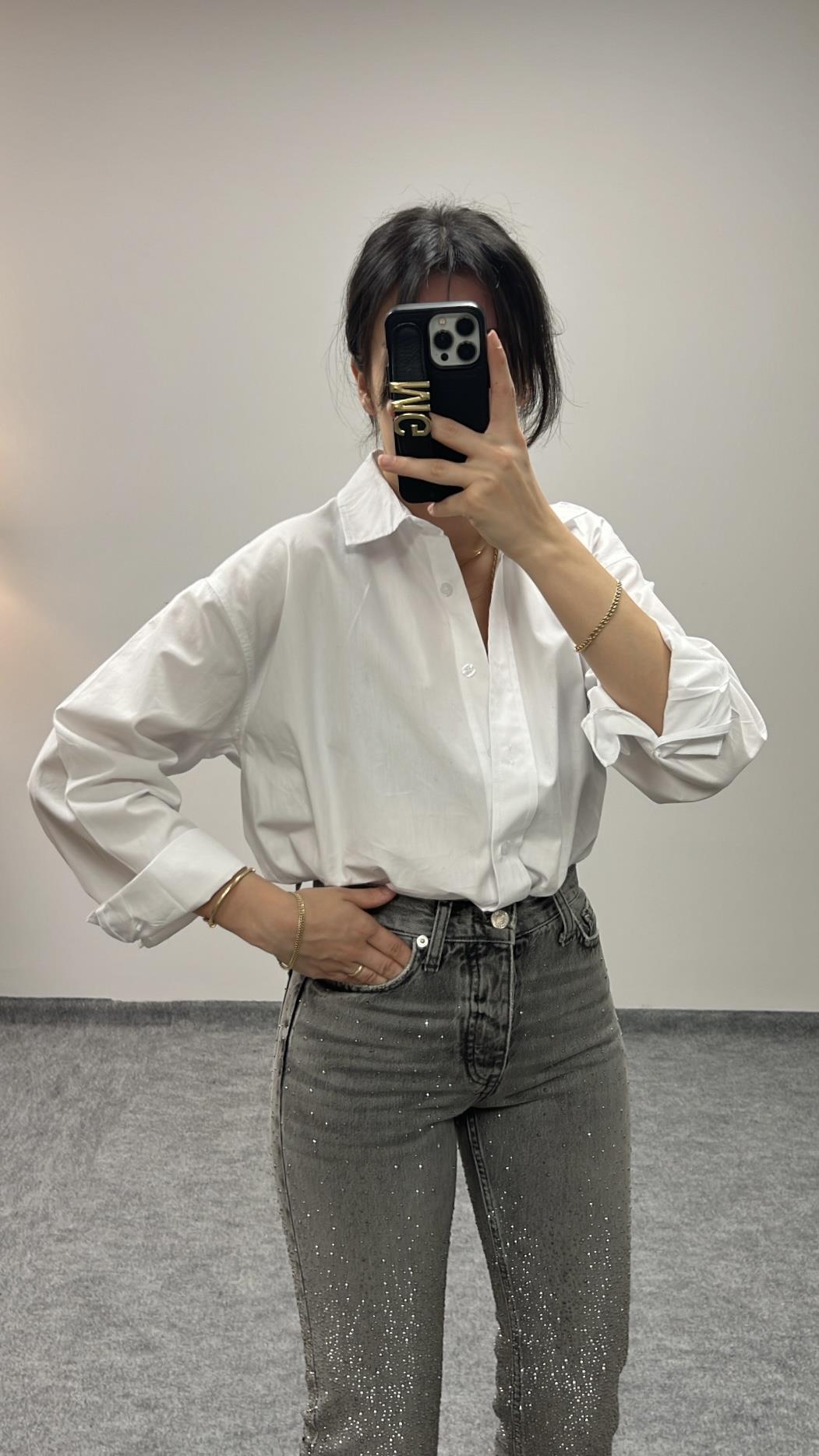 MAD BEYAZ POPLIN GÖMLEK