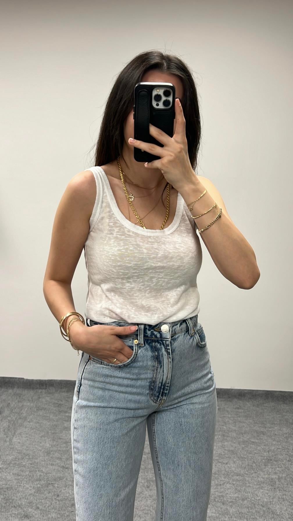 MAD KETEN BEYAZ ATLET