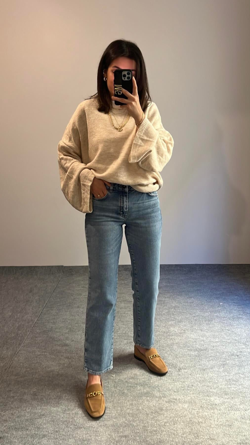 MAD KOYU MAVİ ORTA BEL STRAIGHT FIT JEAN