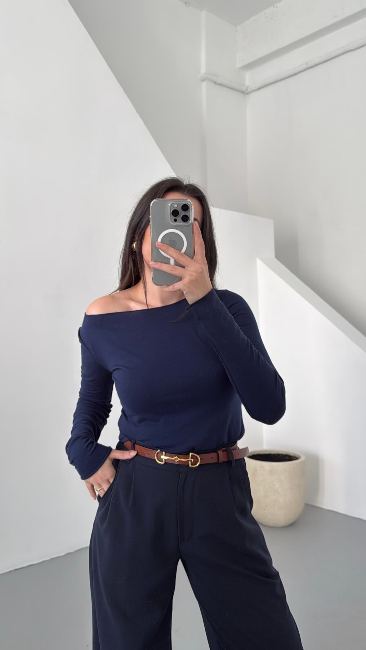 Mad laci Kaşmir Karışımlı Basıc Bluz