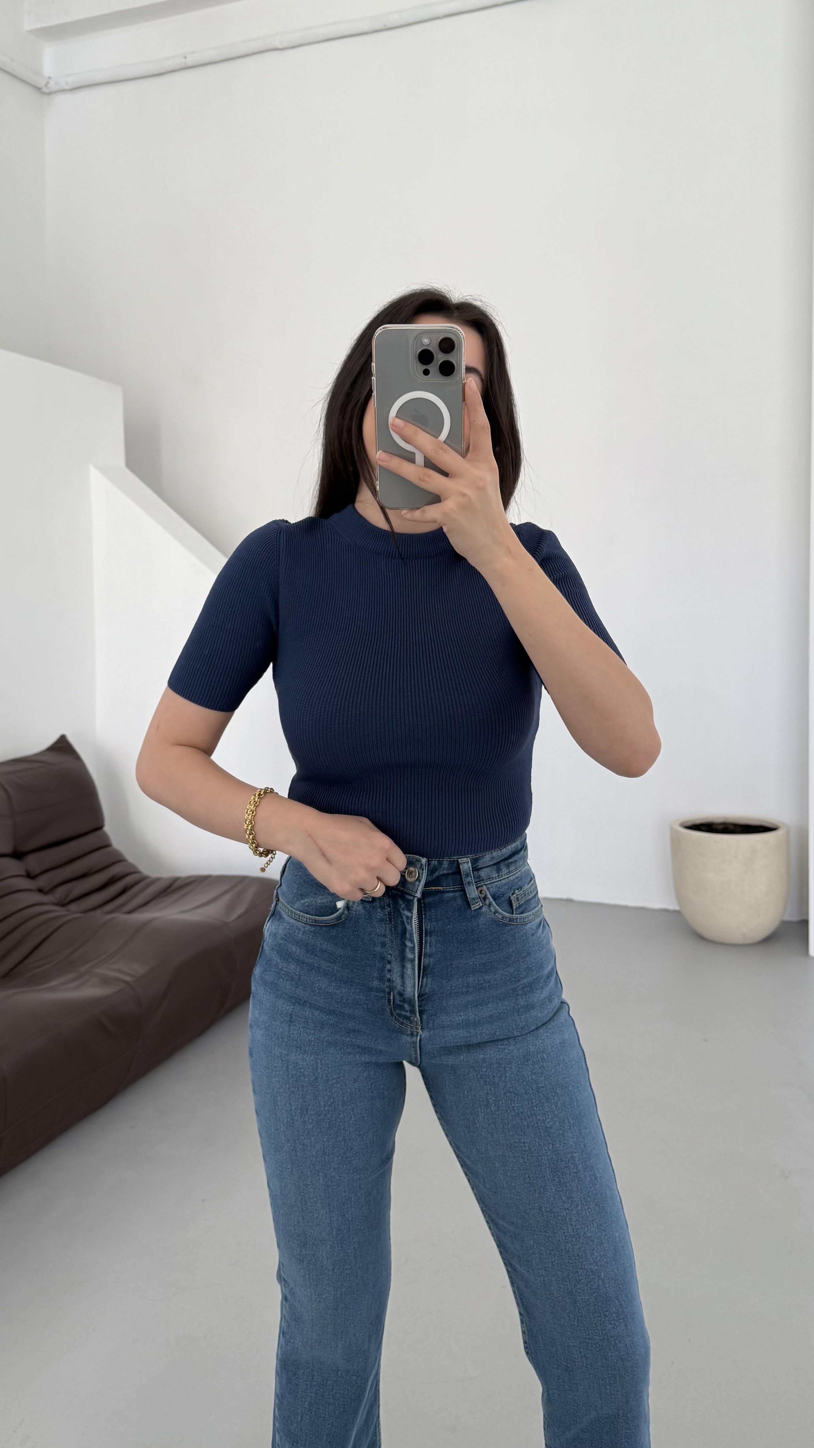 Mad Laci Kısa Kollu Örme Triko