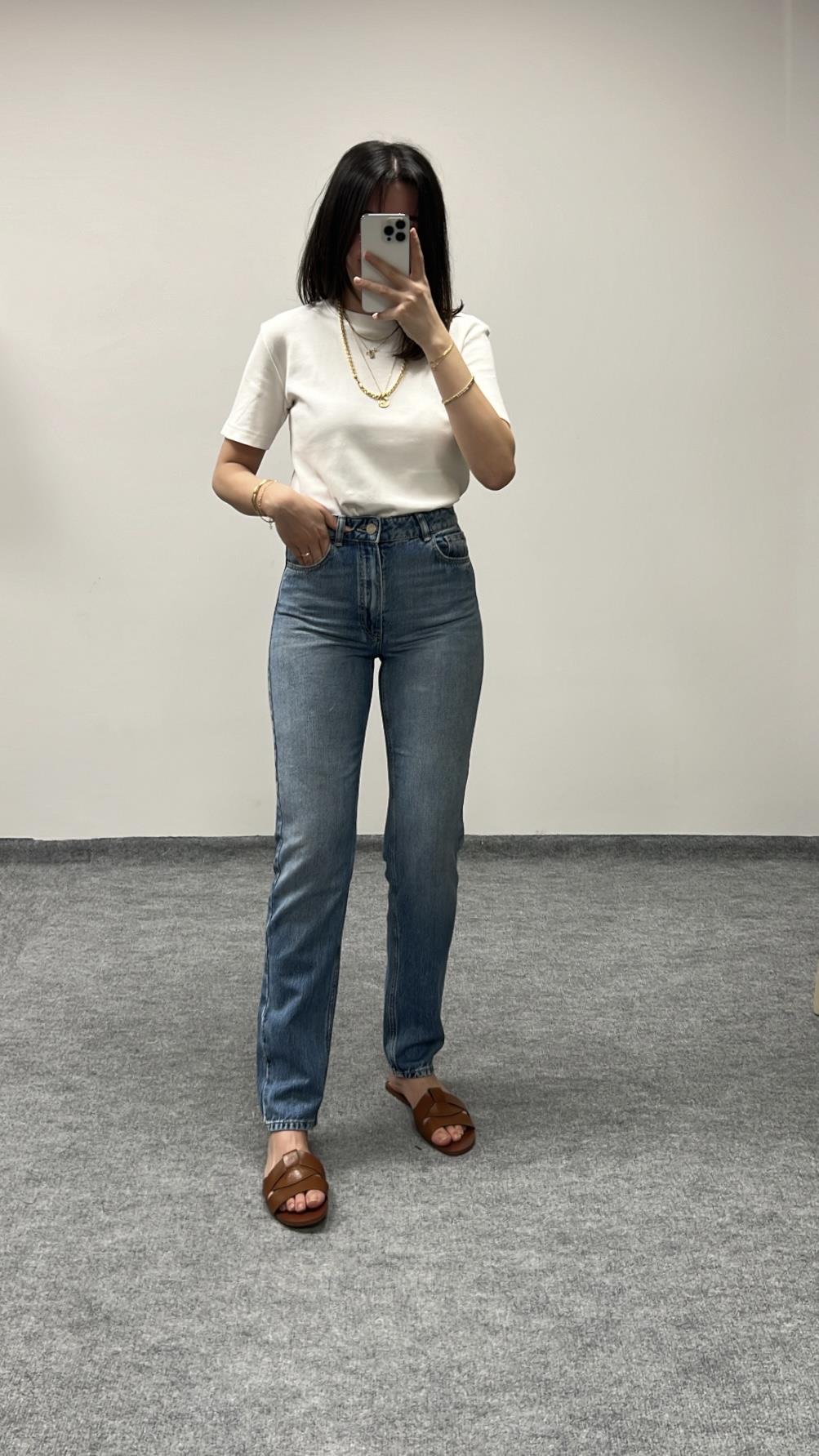 MAD MAVİ MEVSİMLİK MOM FIT JEAN