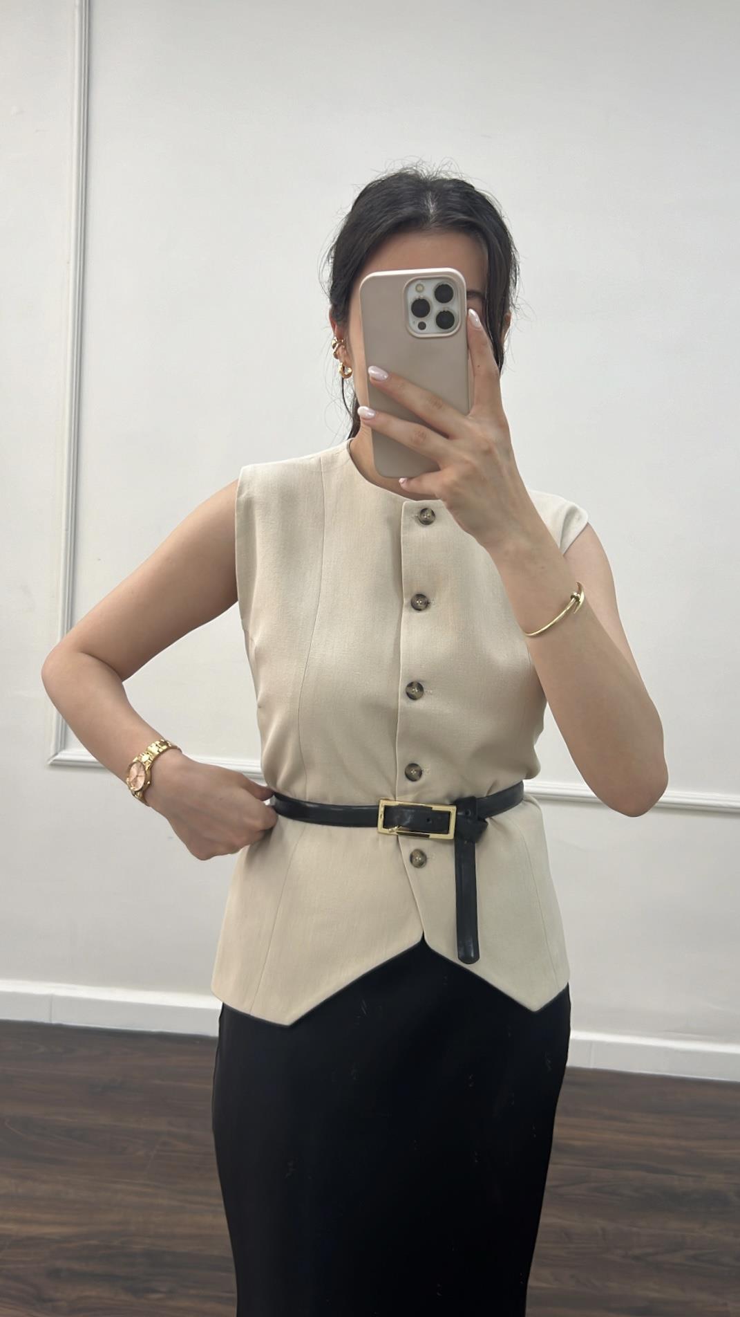 Mad Natural Ham Keten Yelek