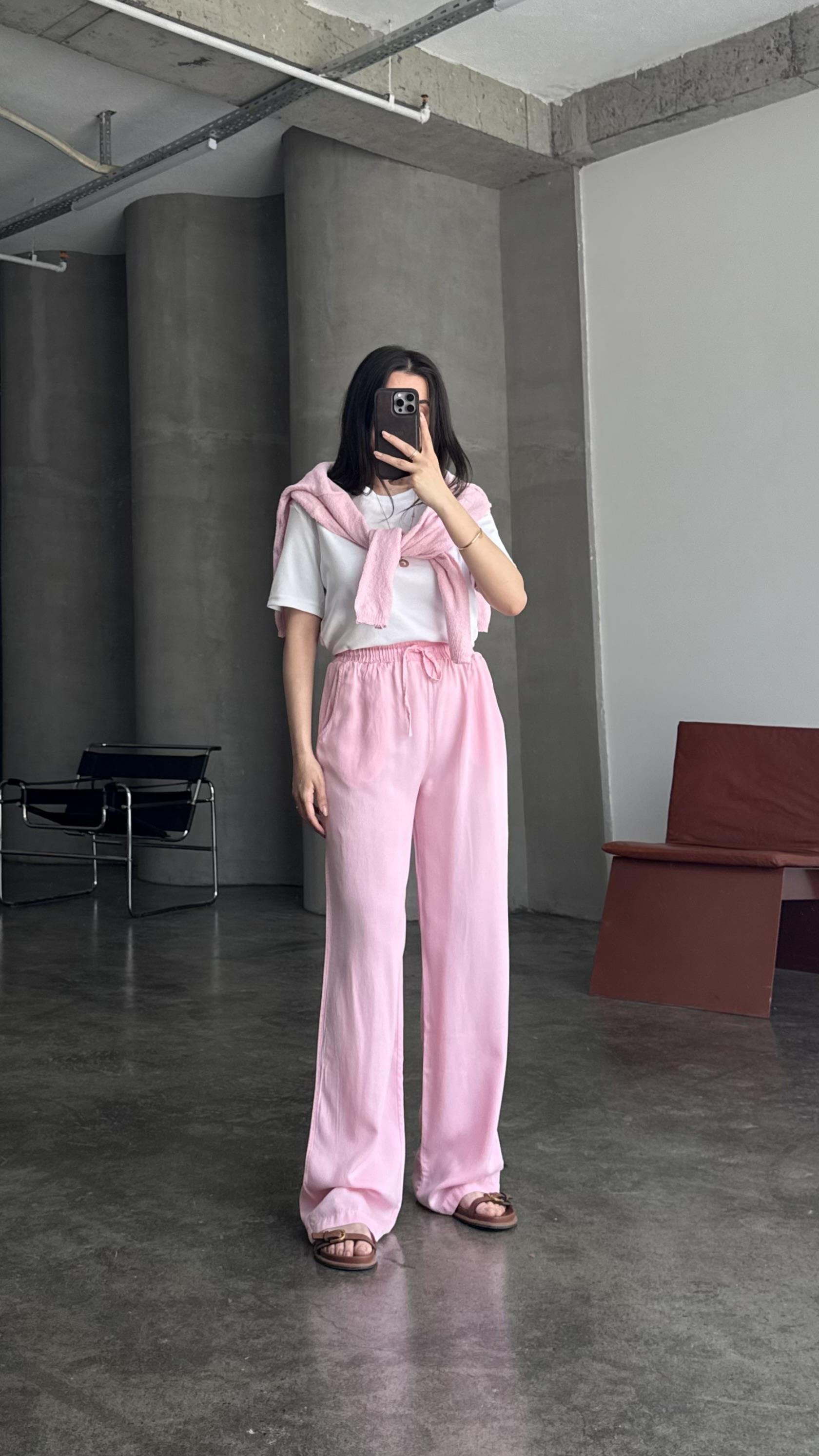 Mad Pembe Premıum Tensel Pantolon