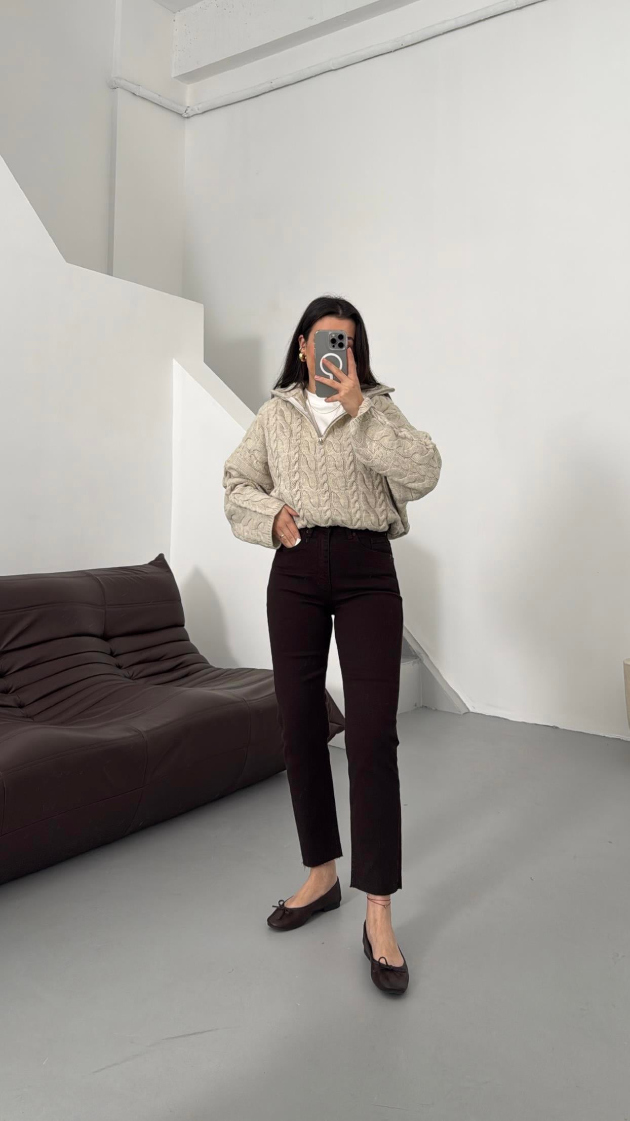 Marka Acı Kahve Straight Fit Jean