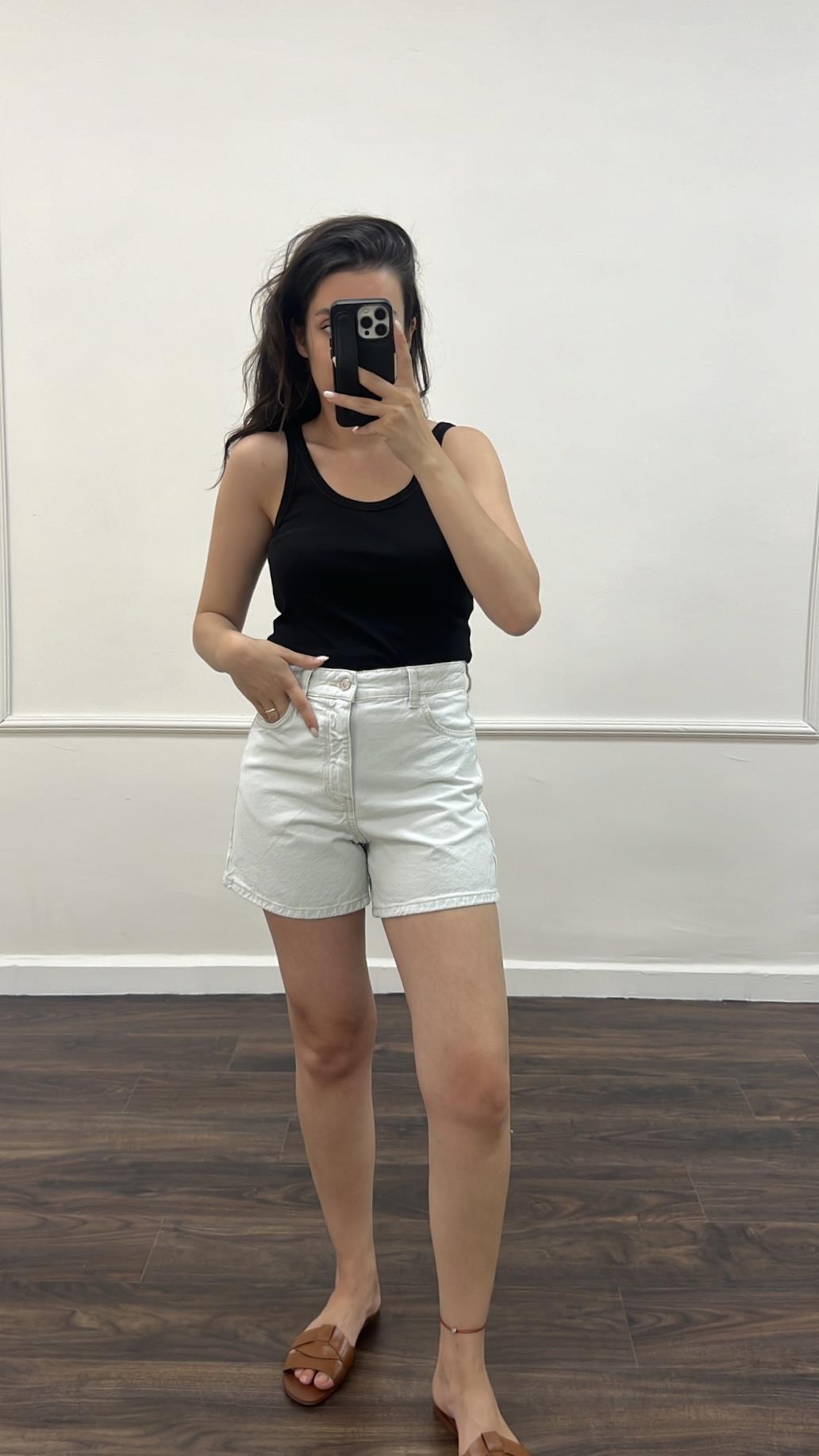 Marka Buz Mavi Denim Şort