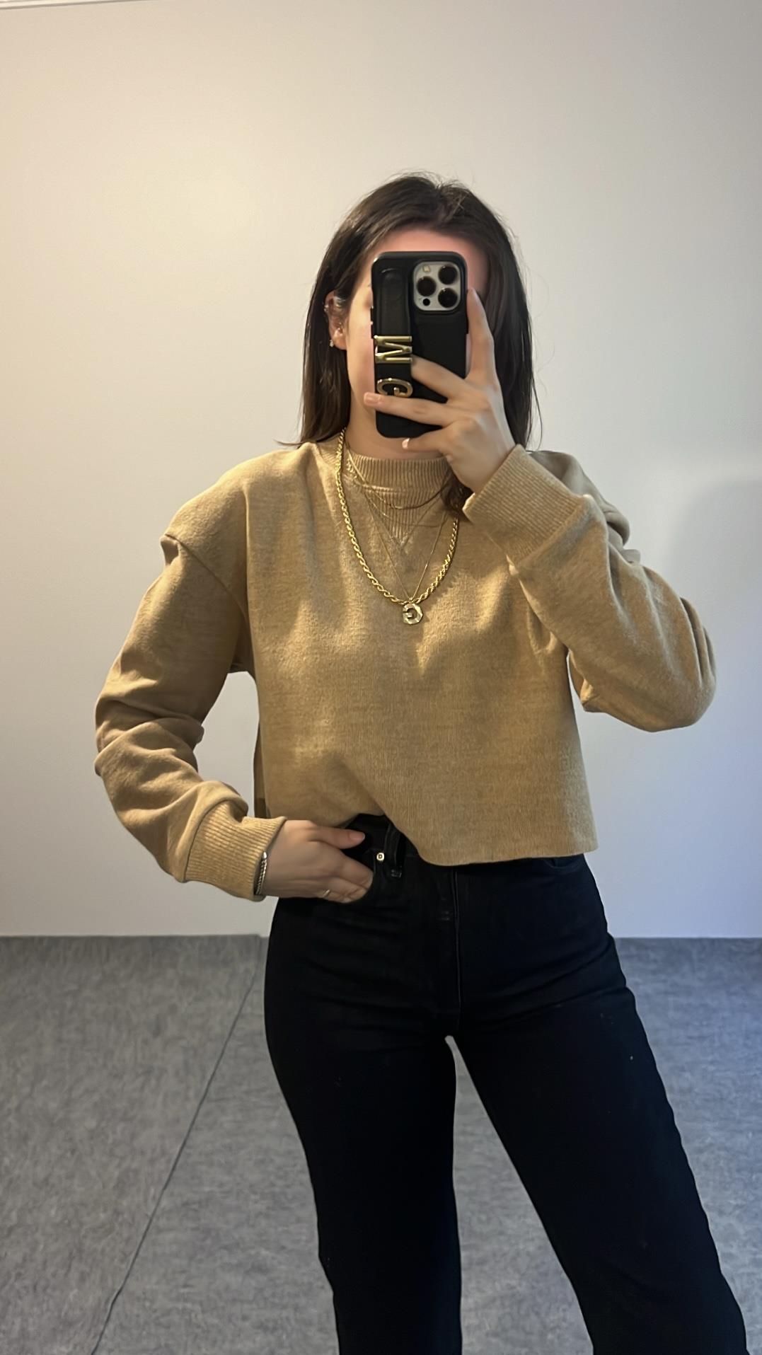 MARKA CAMEL CROP KAZAK