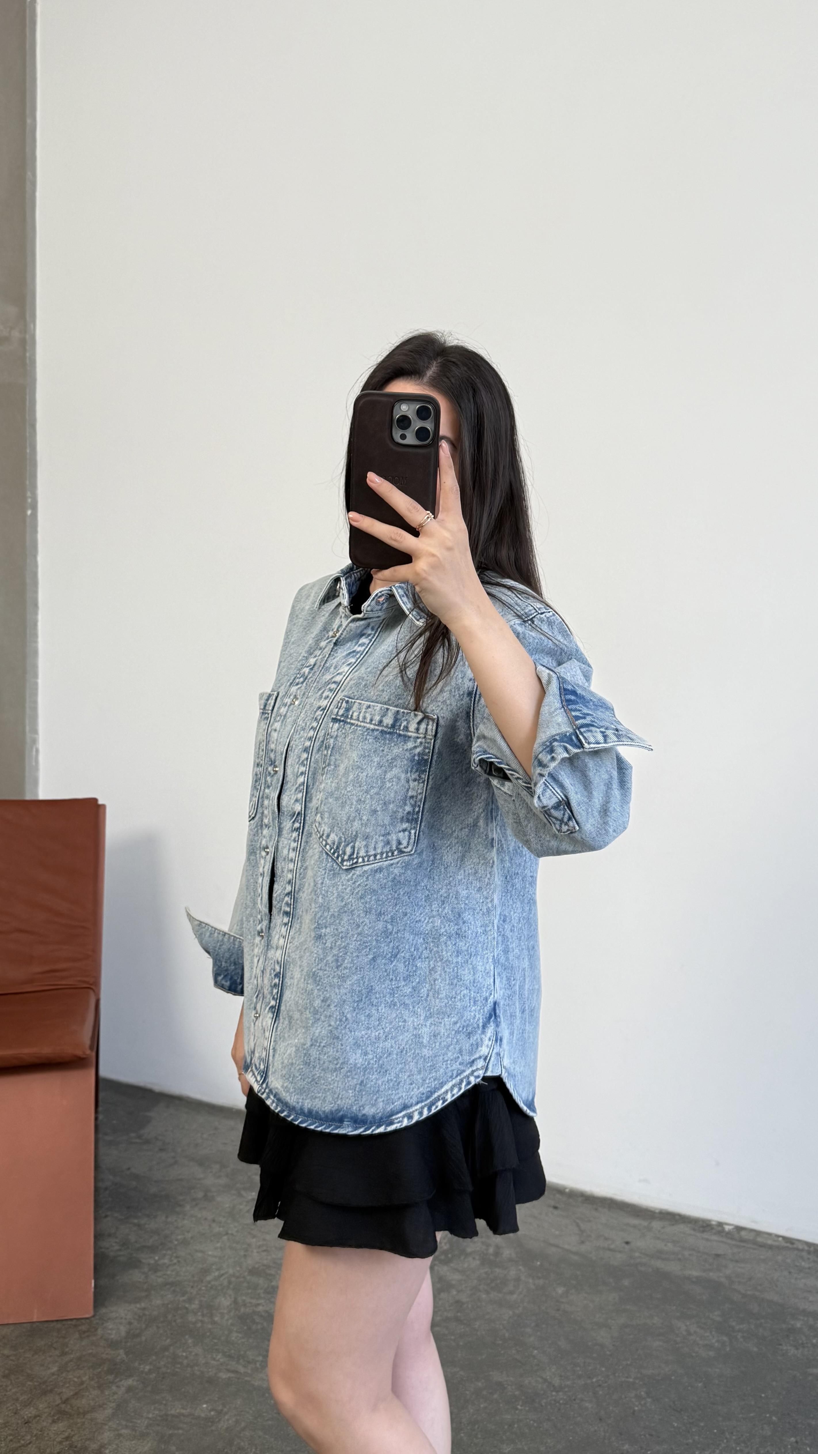 Marka Denim Gömlek Ceket