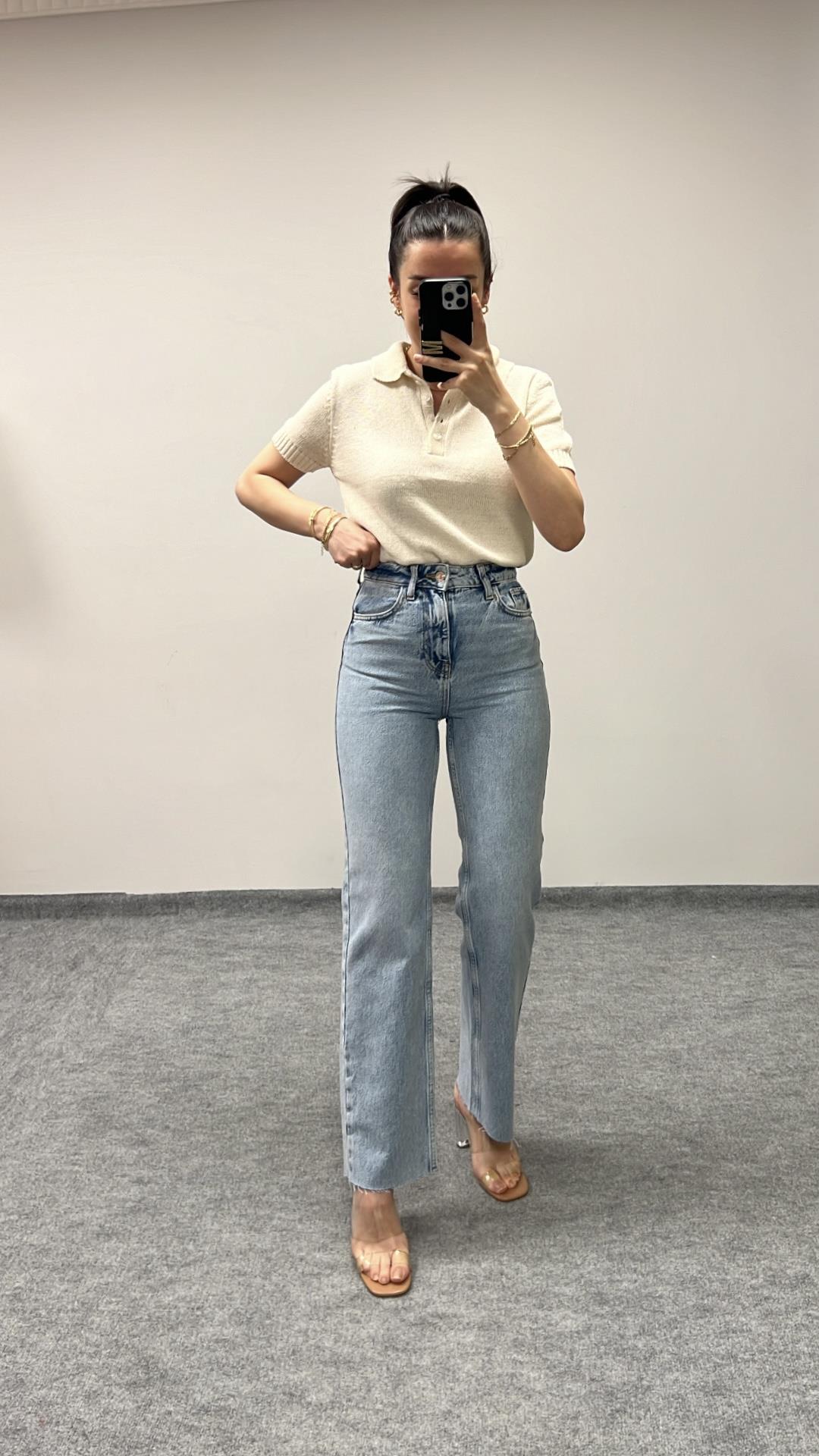 Marka Denim Straight Fıt Jean