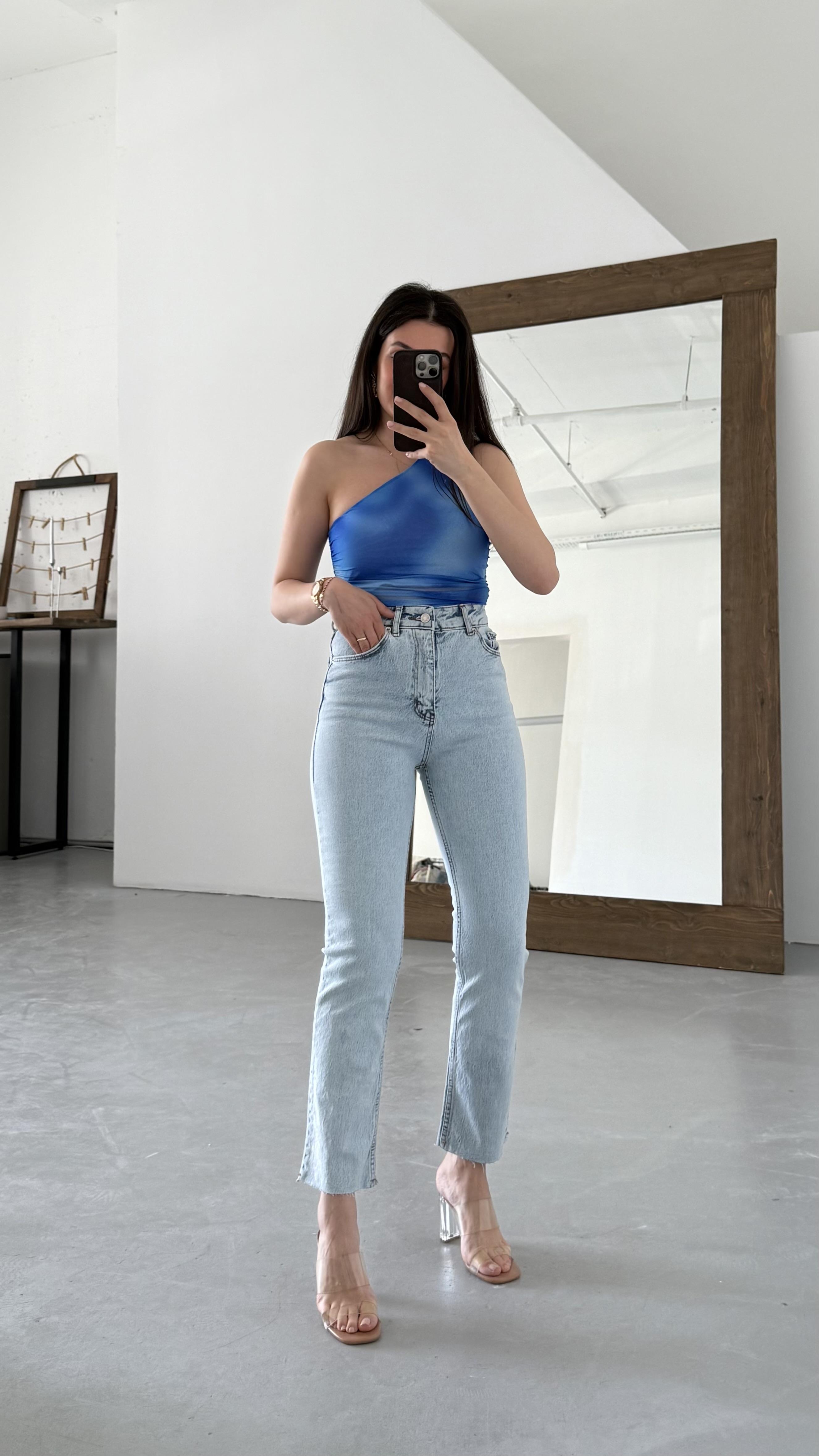 Marka Donuk Mavi Slım Straight Fit Jean