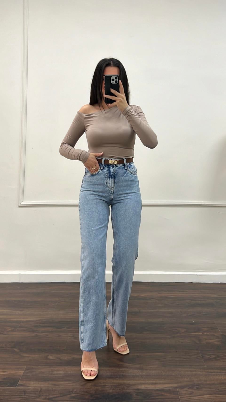 Marka Donuk Mavi Straight Fit Jean