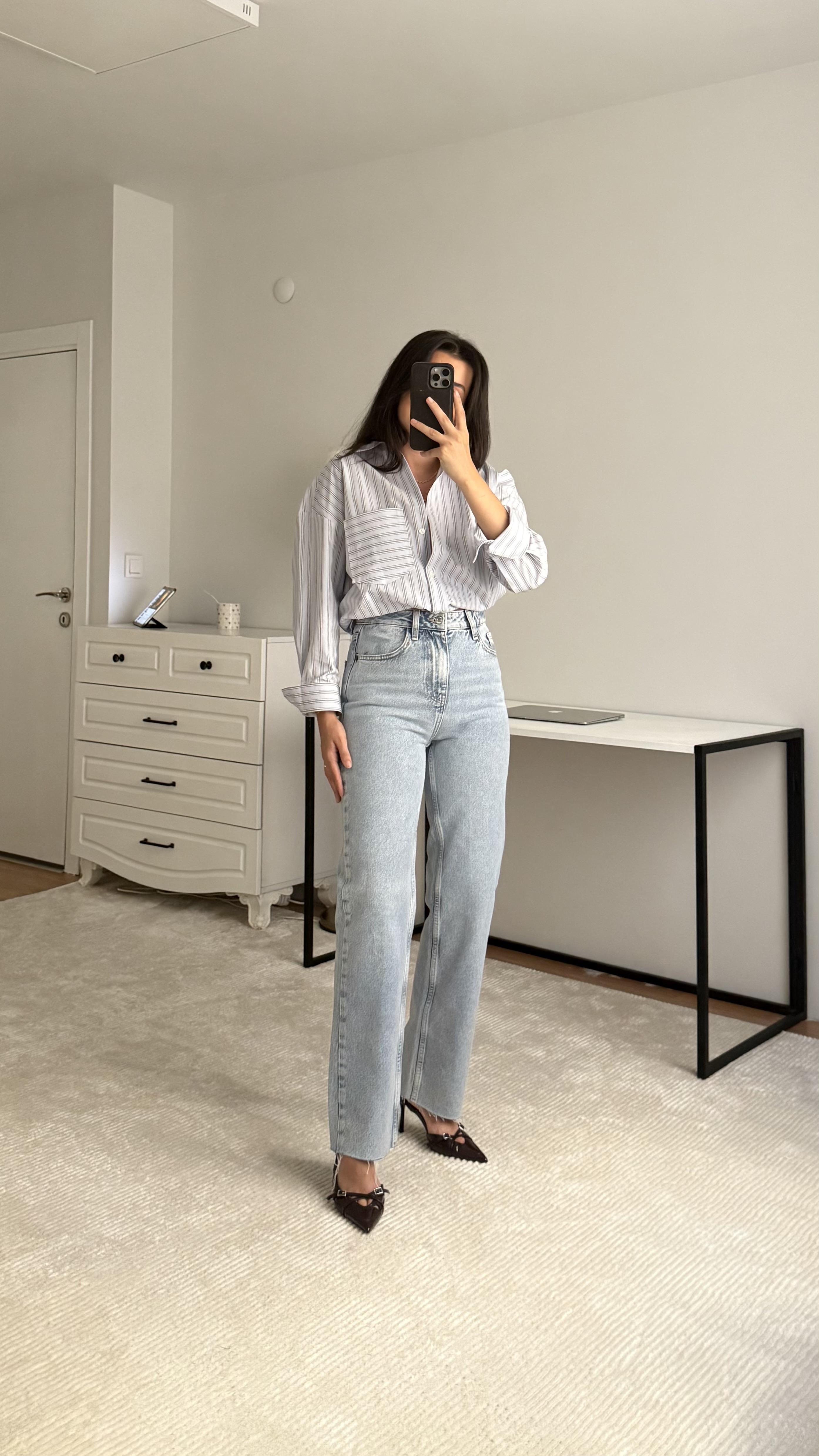 Marka Donuk Mavi Straight Fıt Jean