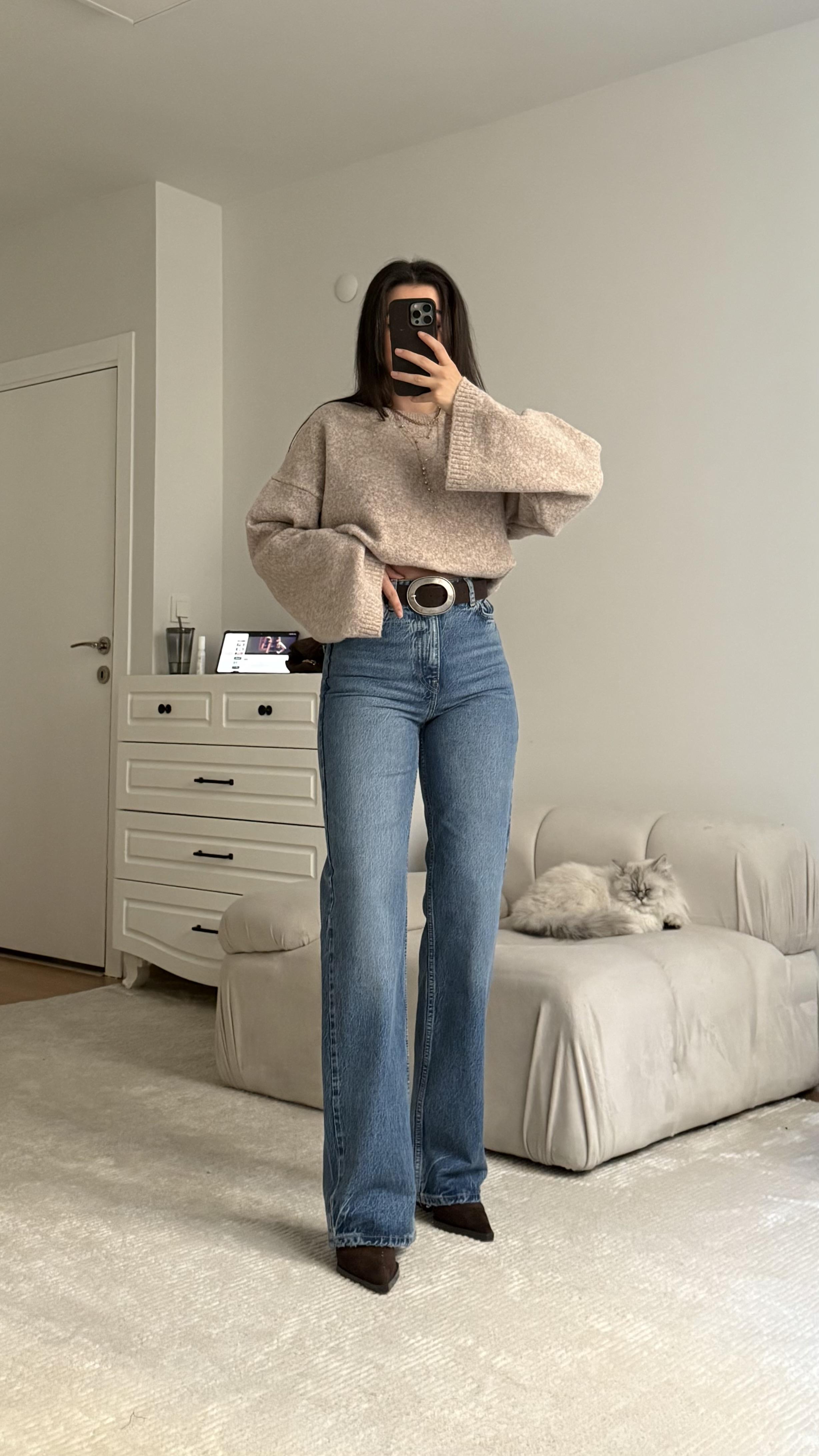 Marka Donuk Mavi Straight Jean