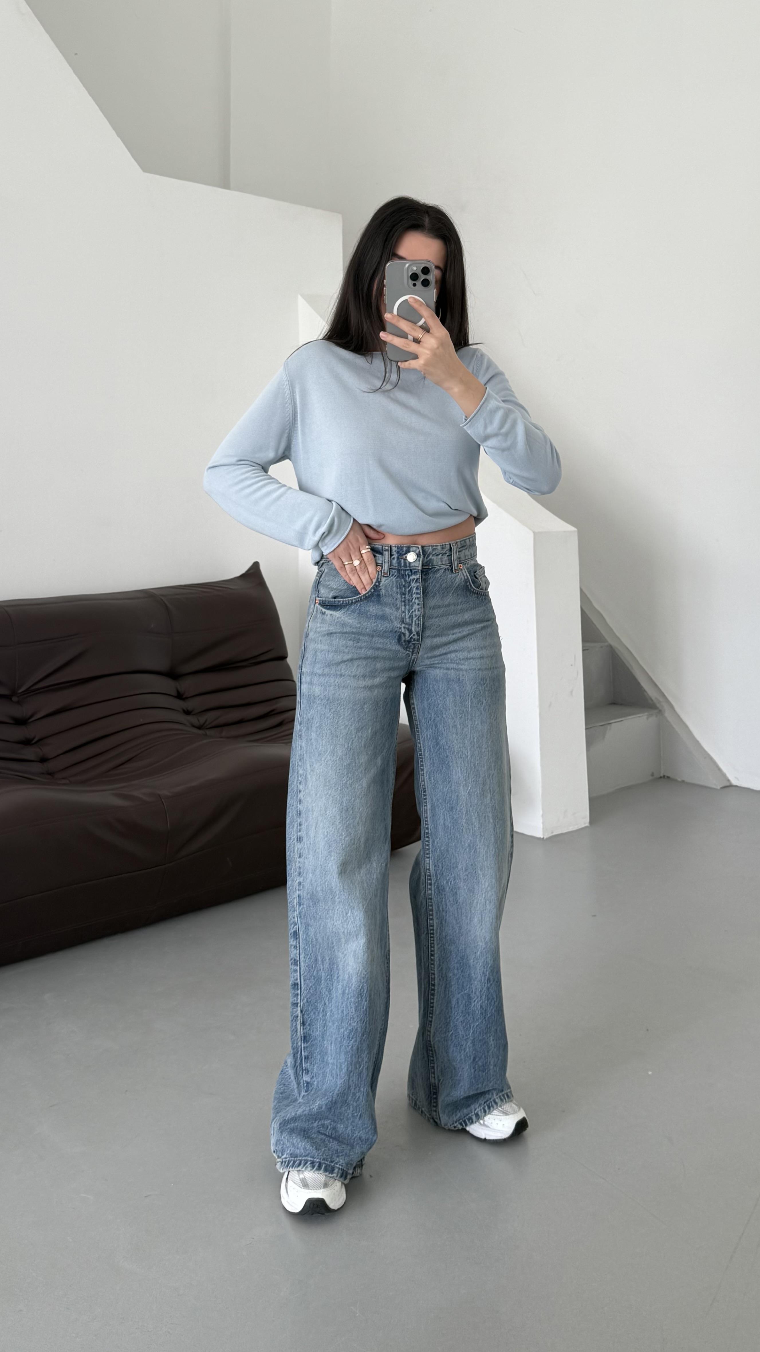Marka Donuk Mavi Wide Leg Jean