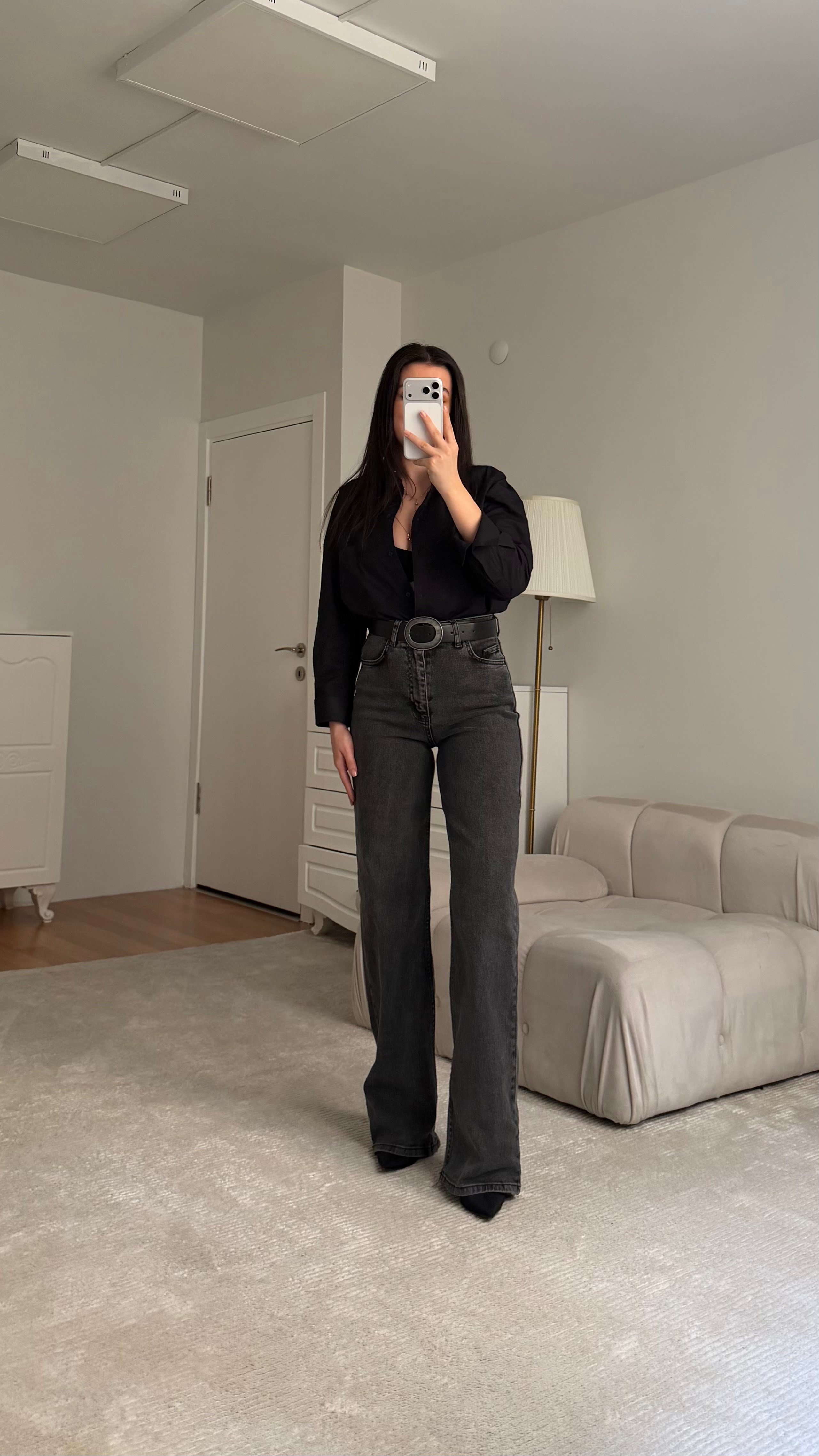 Marka Füme Wide Leg Jean