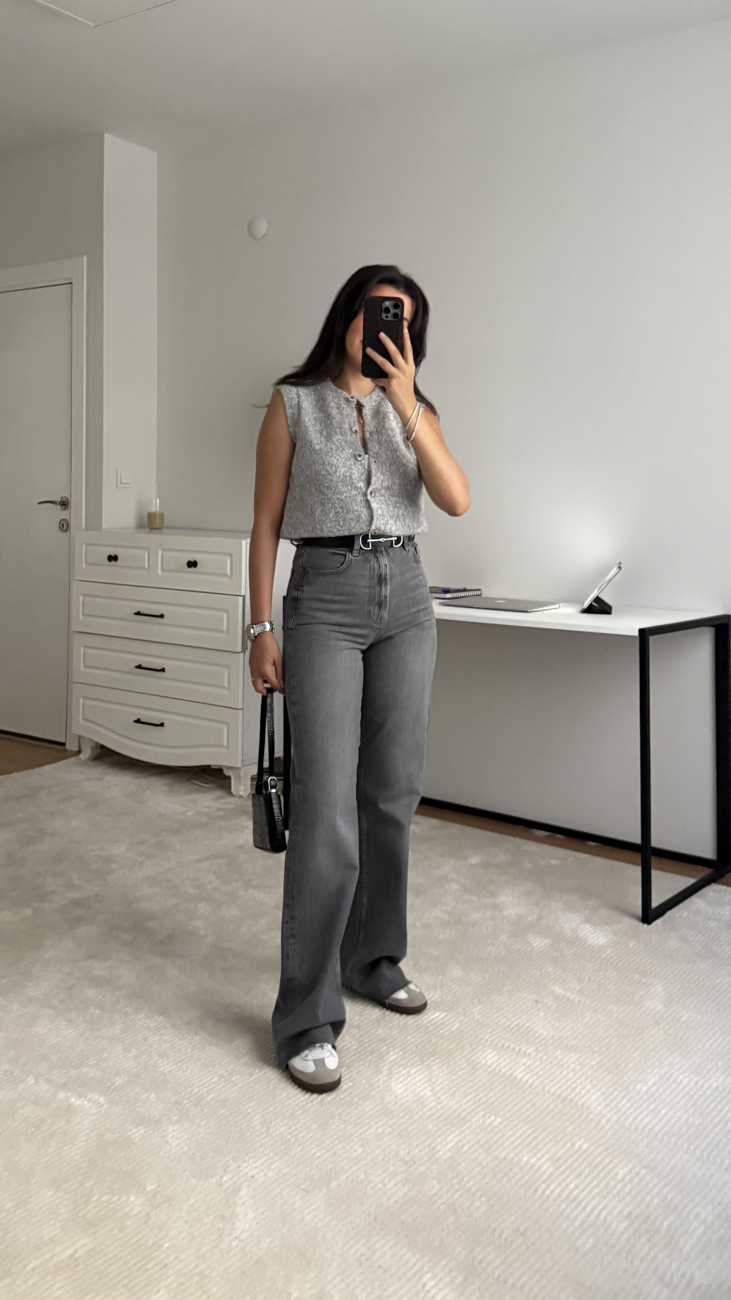 Marka Gri Wide Leg Jean