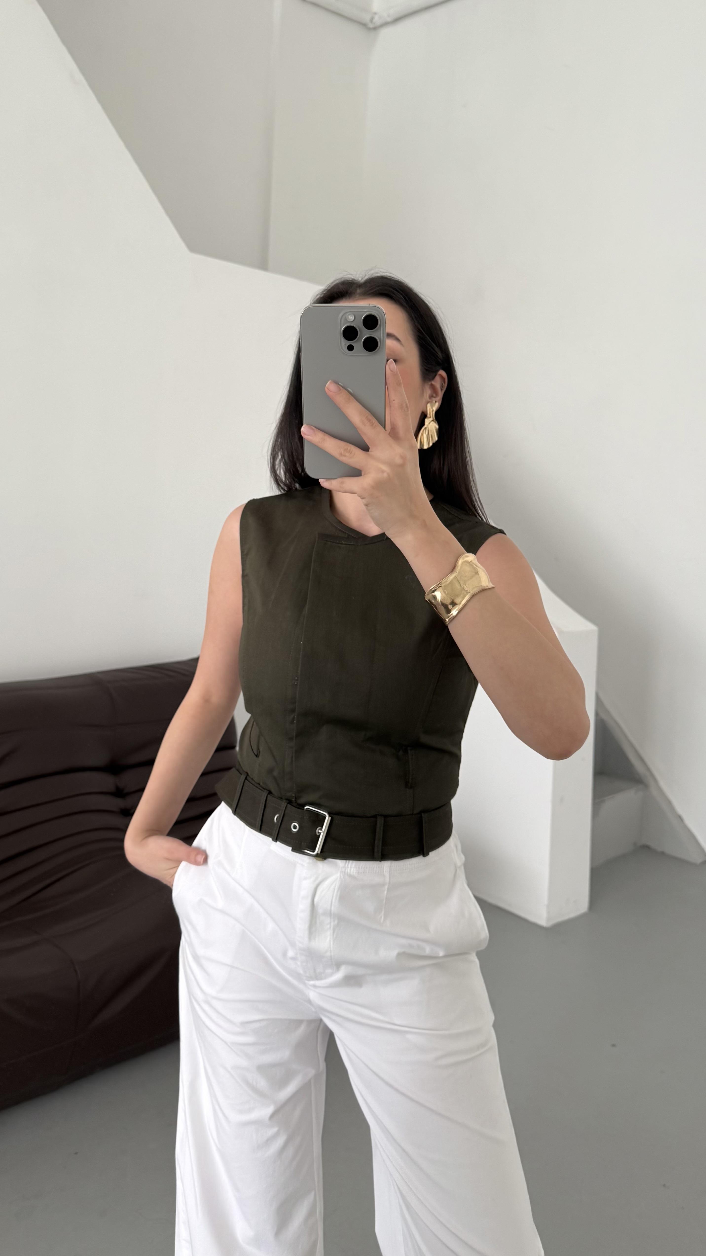 Marka Haki Kemerli Yelek