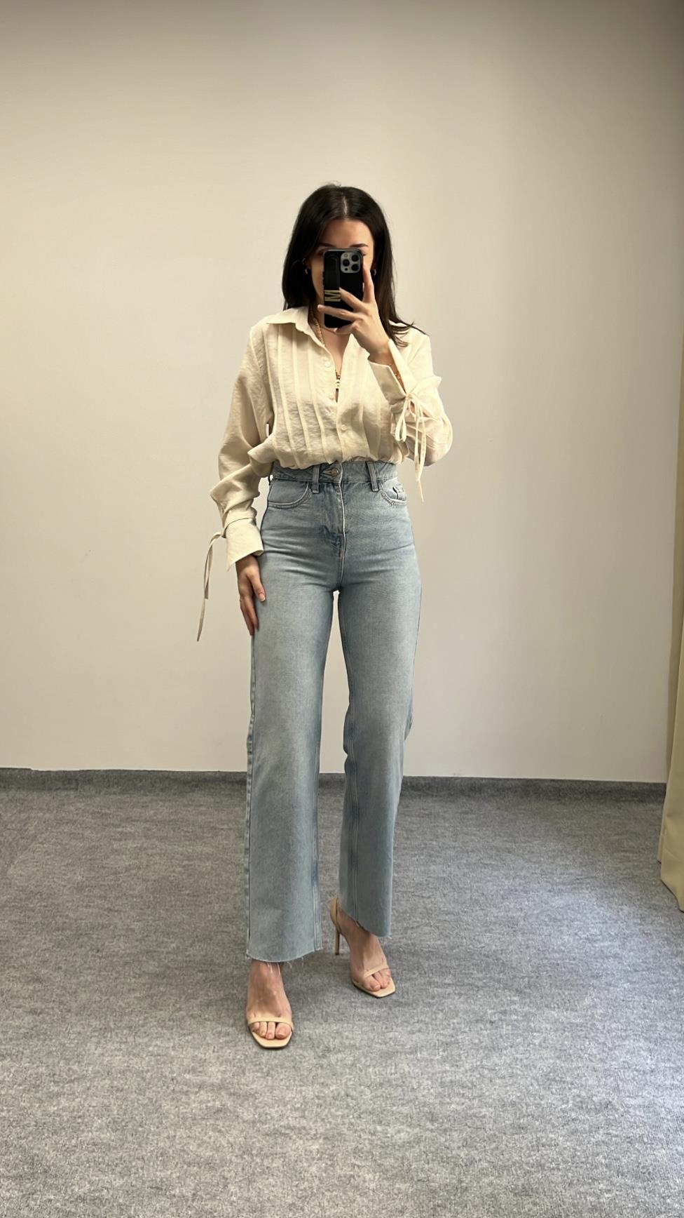 Marka İndigo Straight Fıt Jean