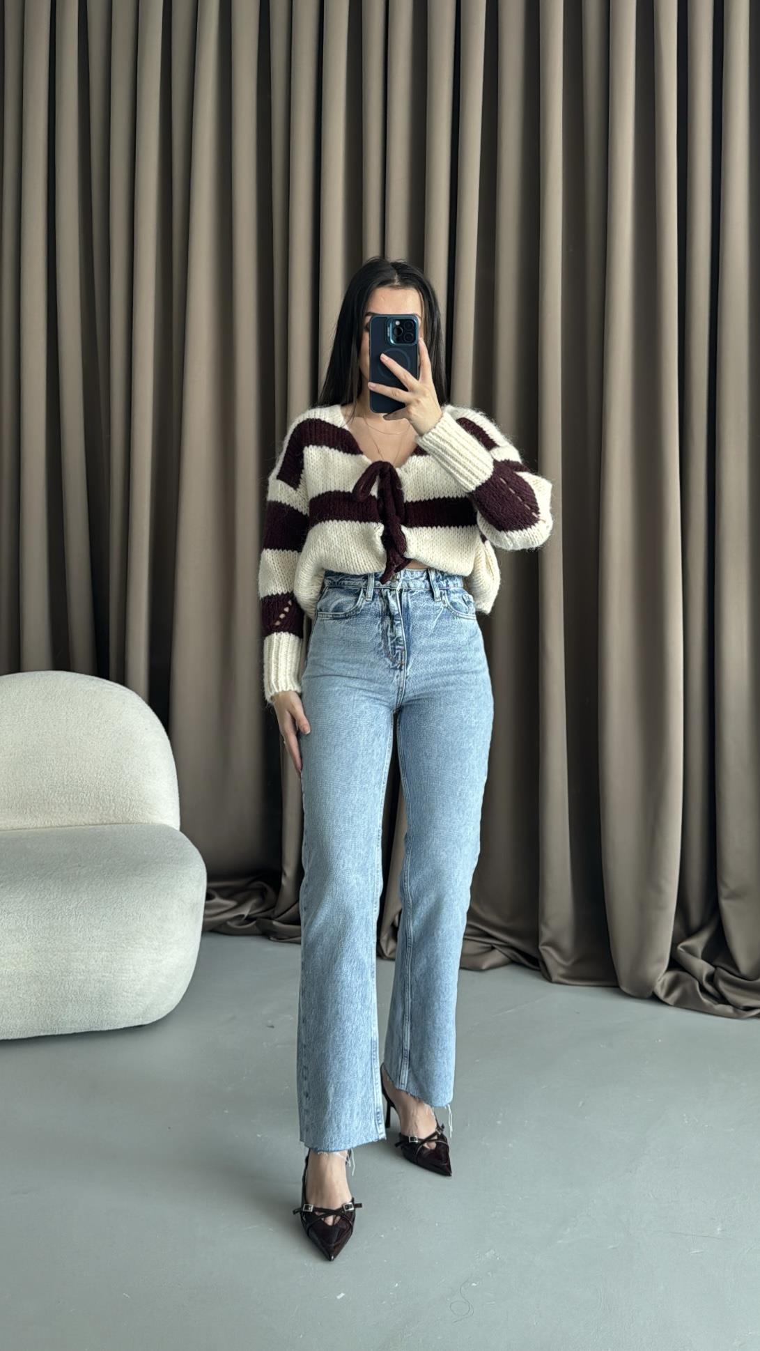 Marka İndigo Straight Fıt Jean