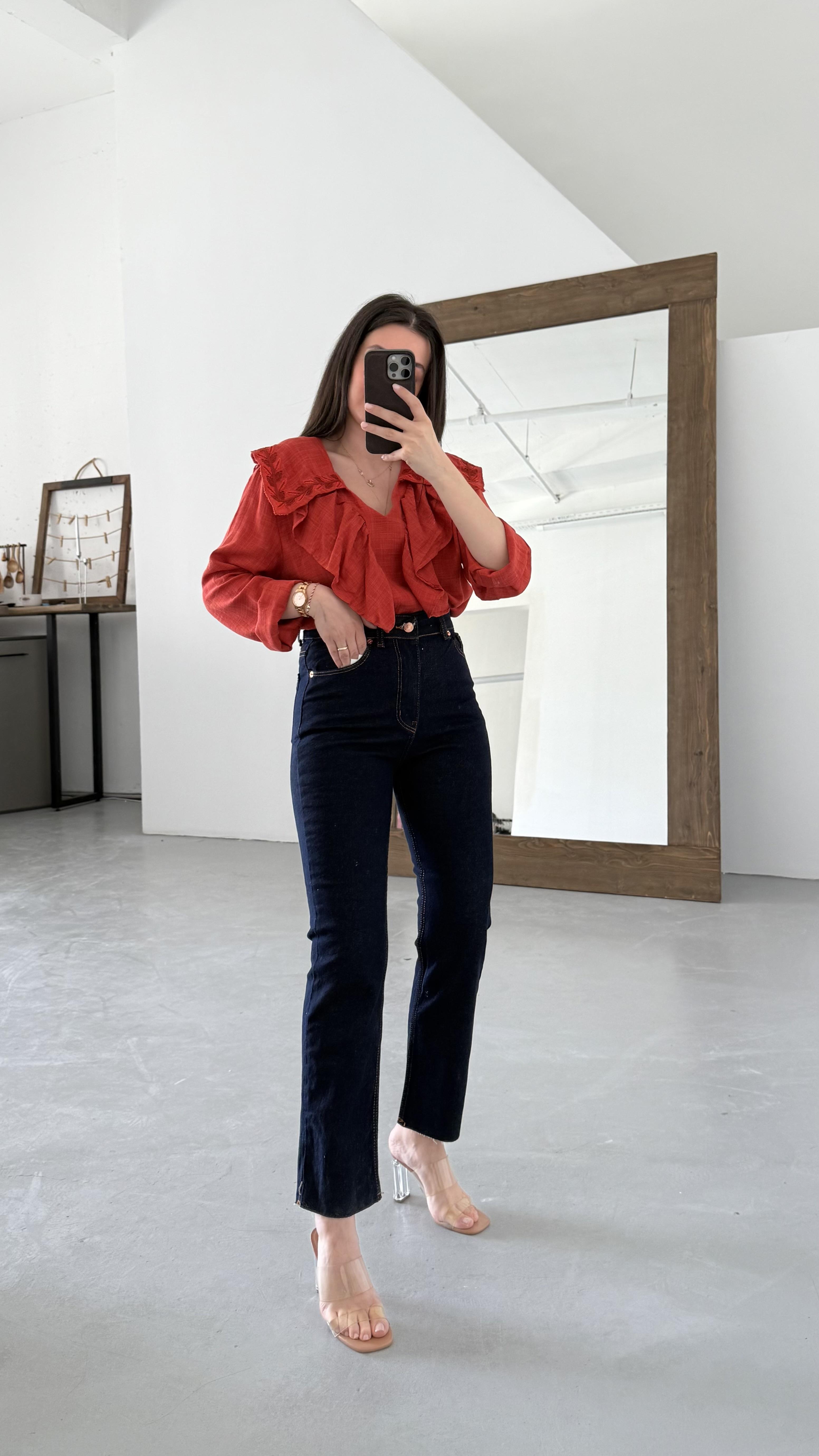 Marka Koyu Lacivert Slım Straight Fit Jean