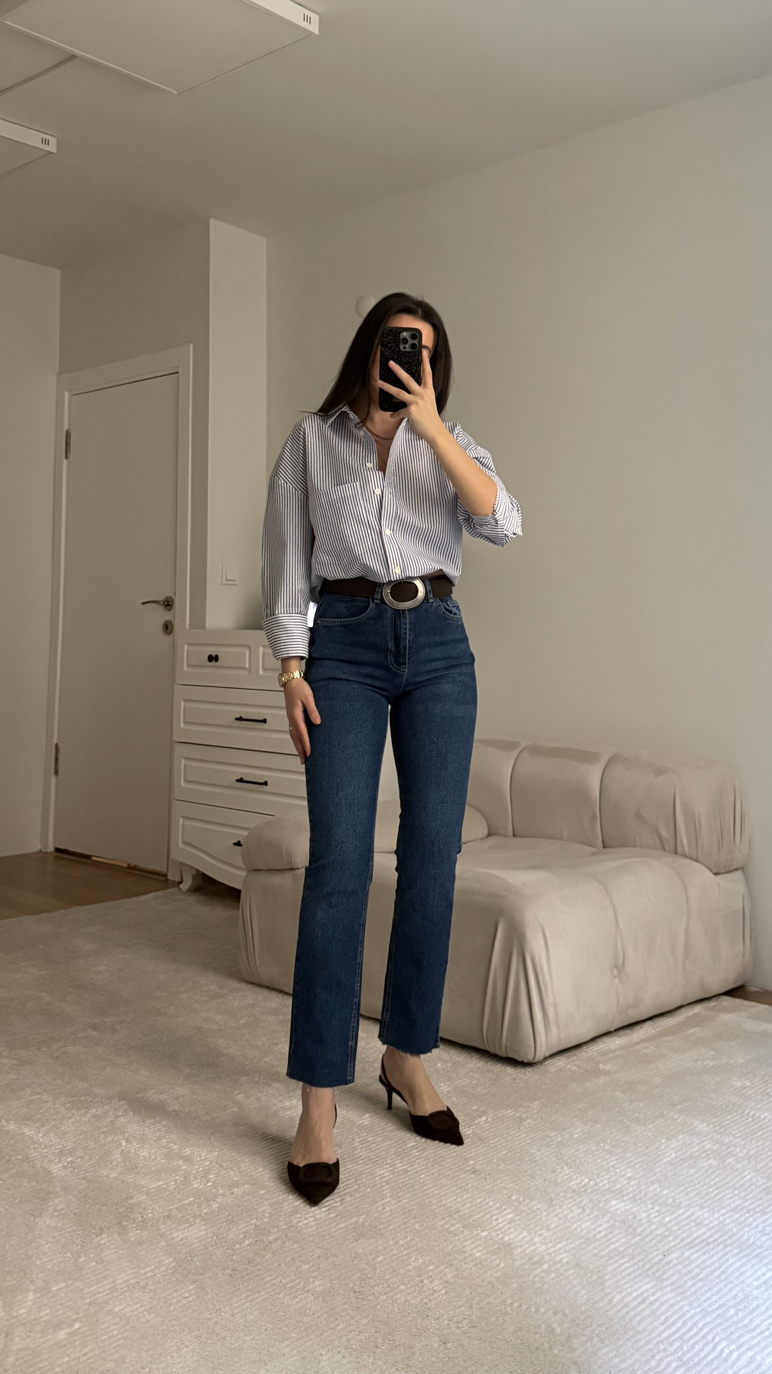 Marka Koyu Mavi Straight Jean