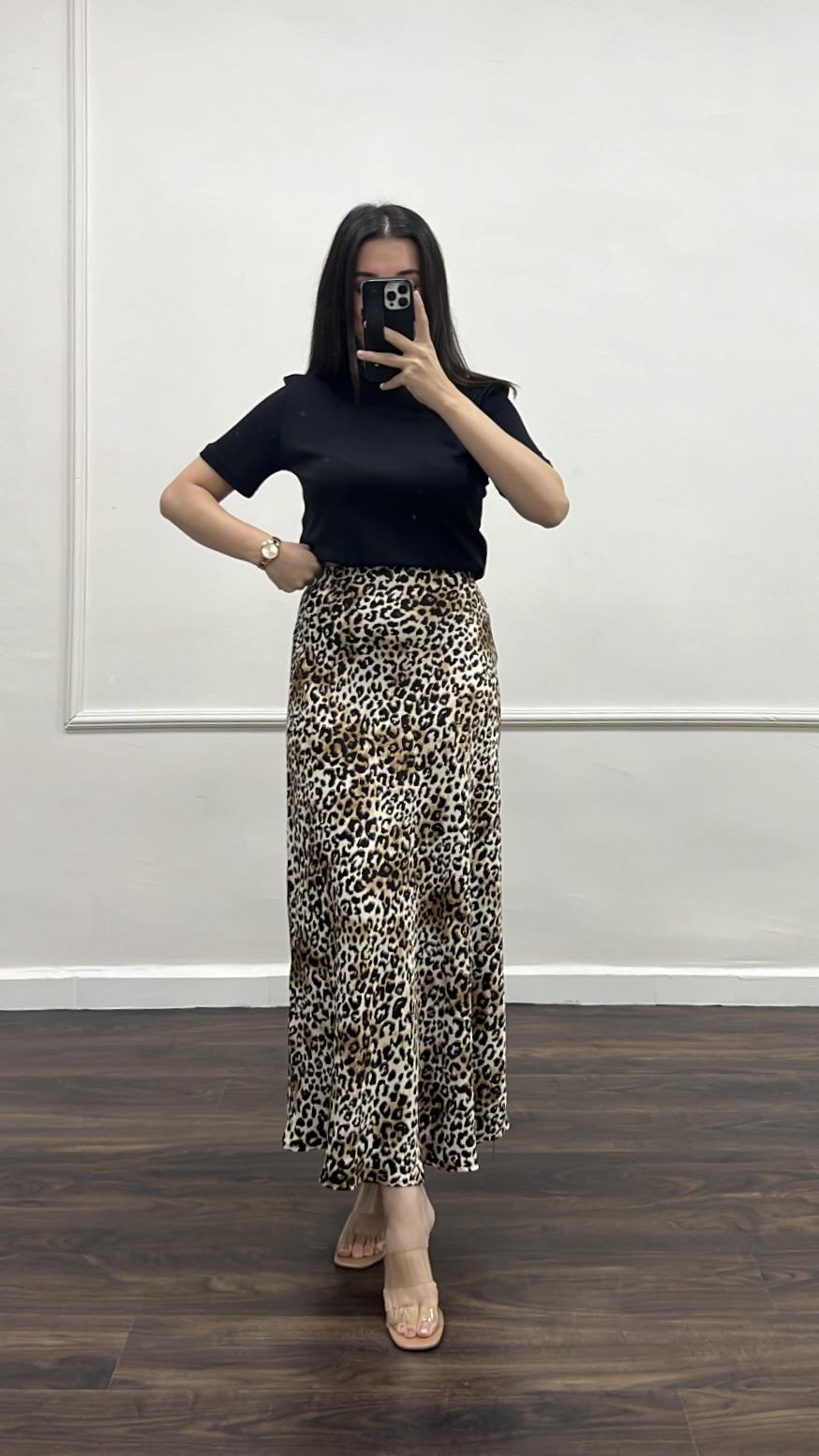 Marka Leopar Saten Etek