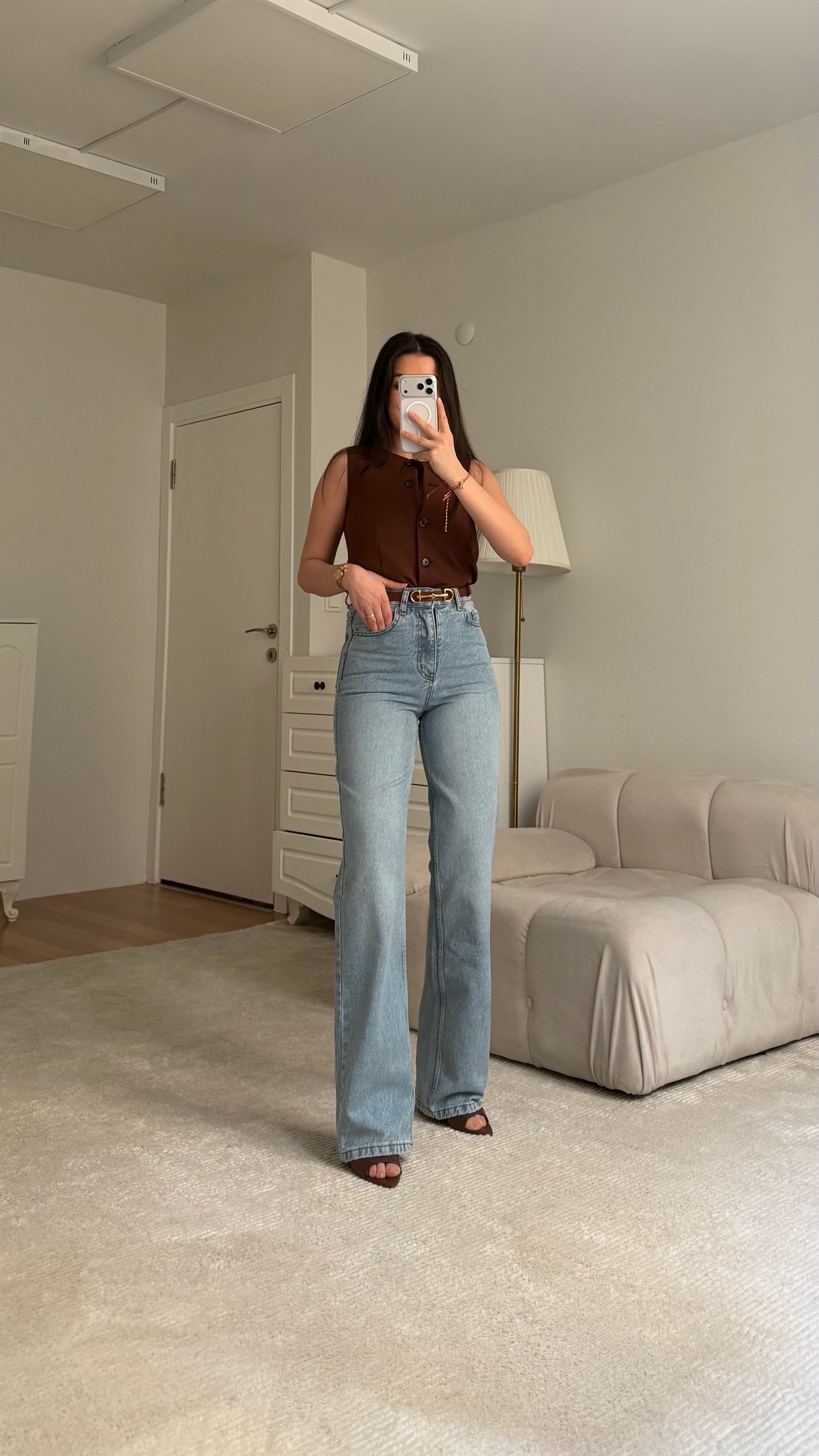 MARKA MAVİ DÜZ KESİM JEAN