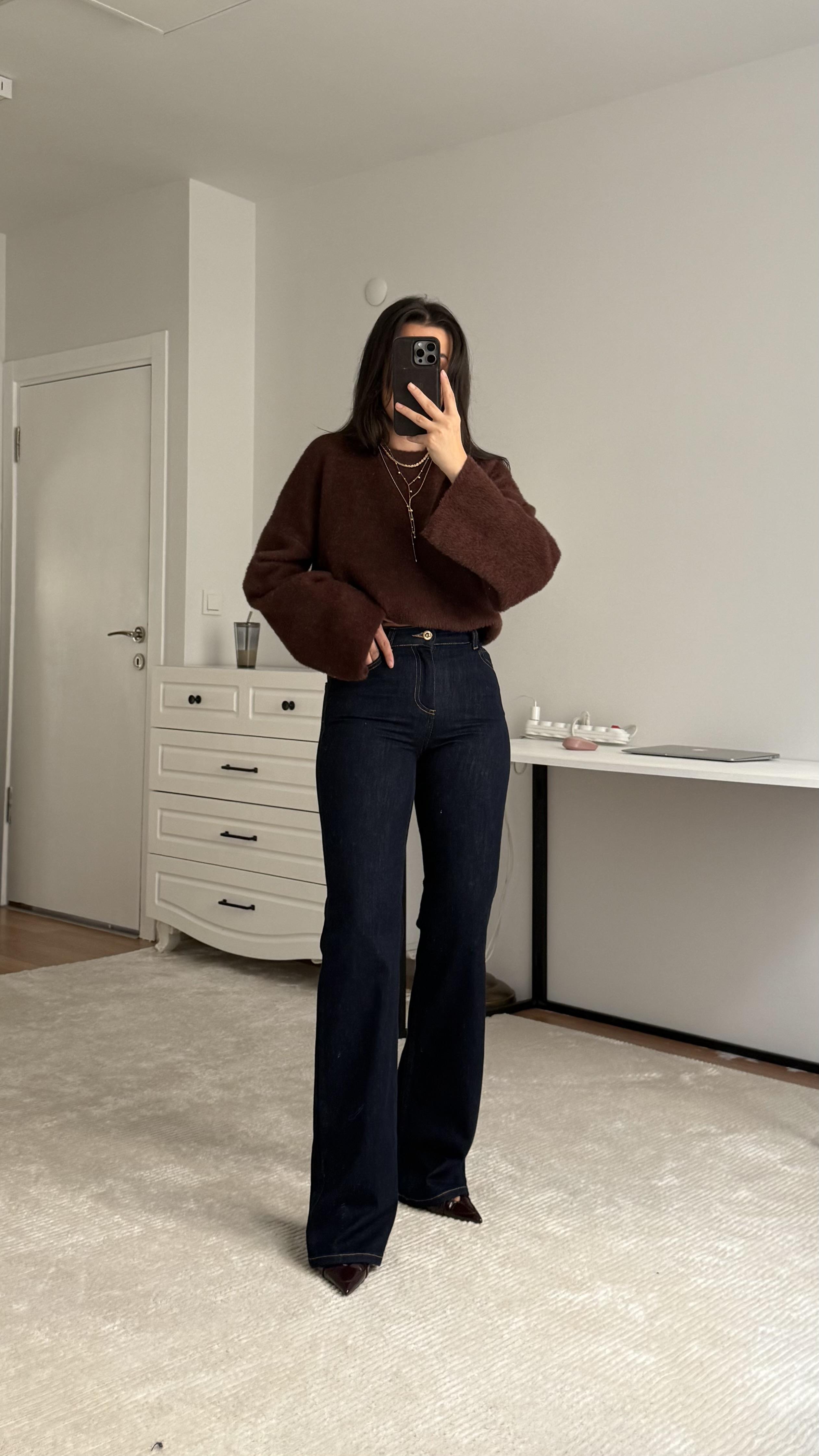 Marka Rins Yıkamalı Flare Straight Jean