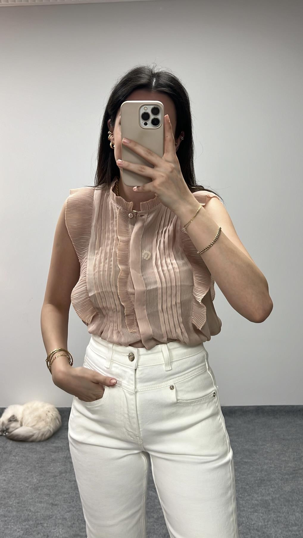 MARKA ROSE TRANSPARAN BLUZ