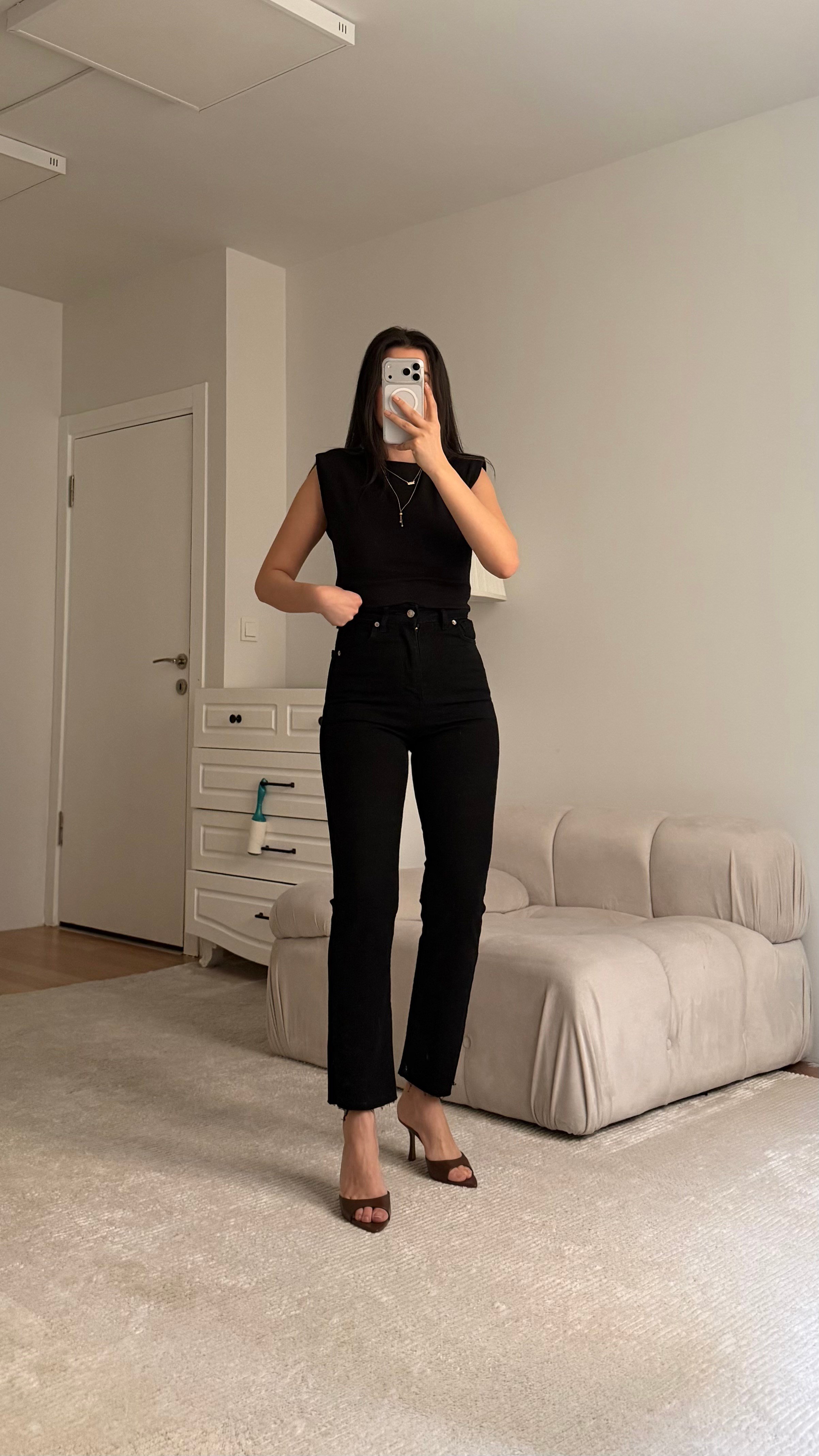 Marka Siyah Slım Straight Fit Jean