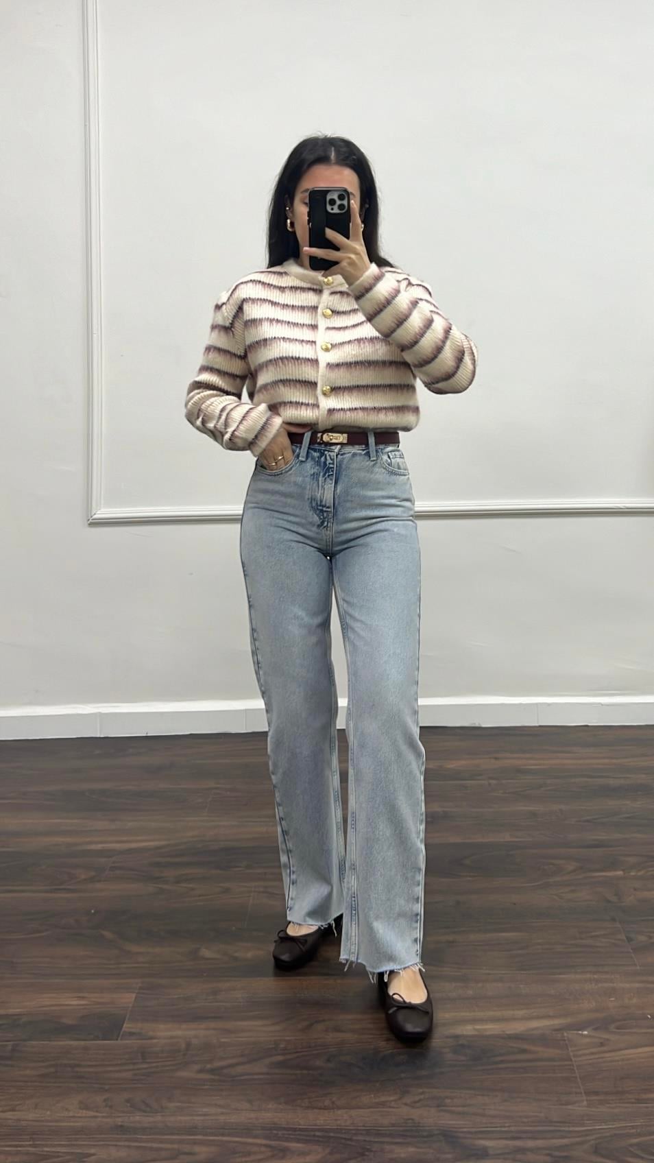 Marka Vintage Straight Fıt Jean 