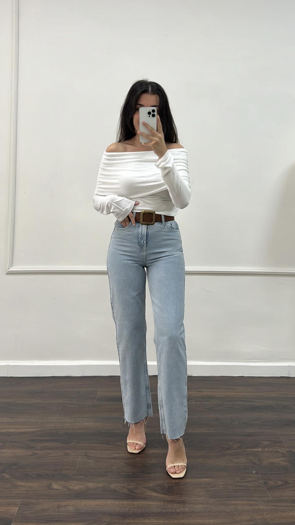 Marka Vintage Straight Fıt Jean