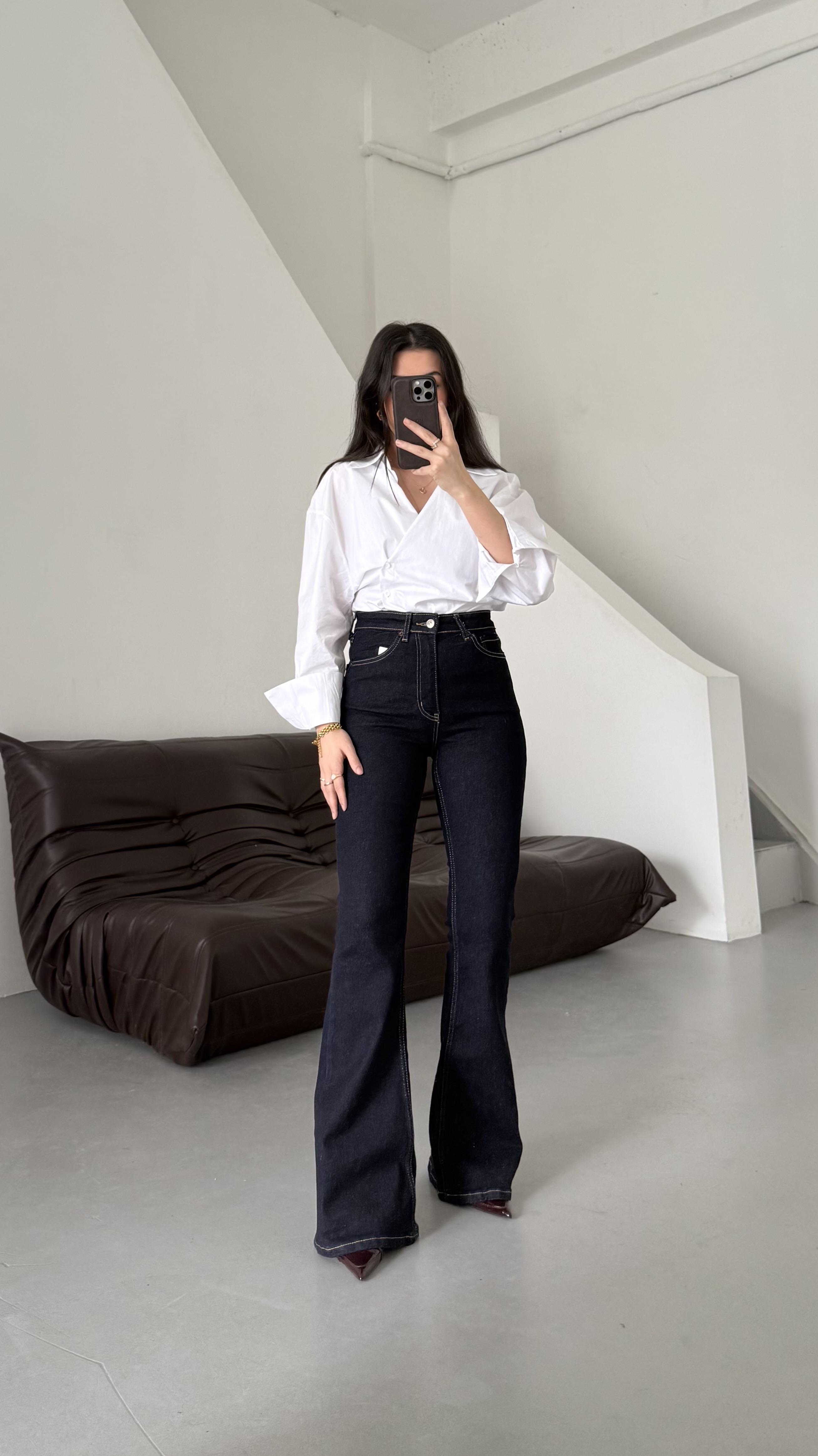 Marka Yoğun Laci Flare Jean