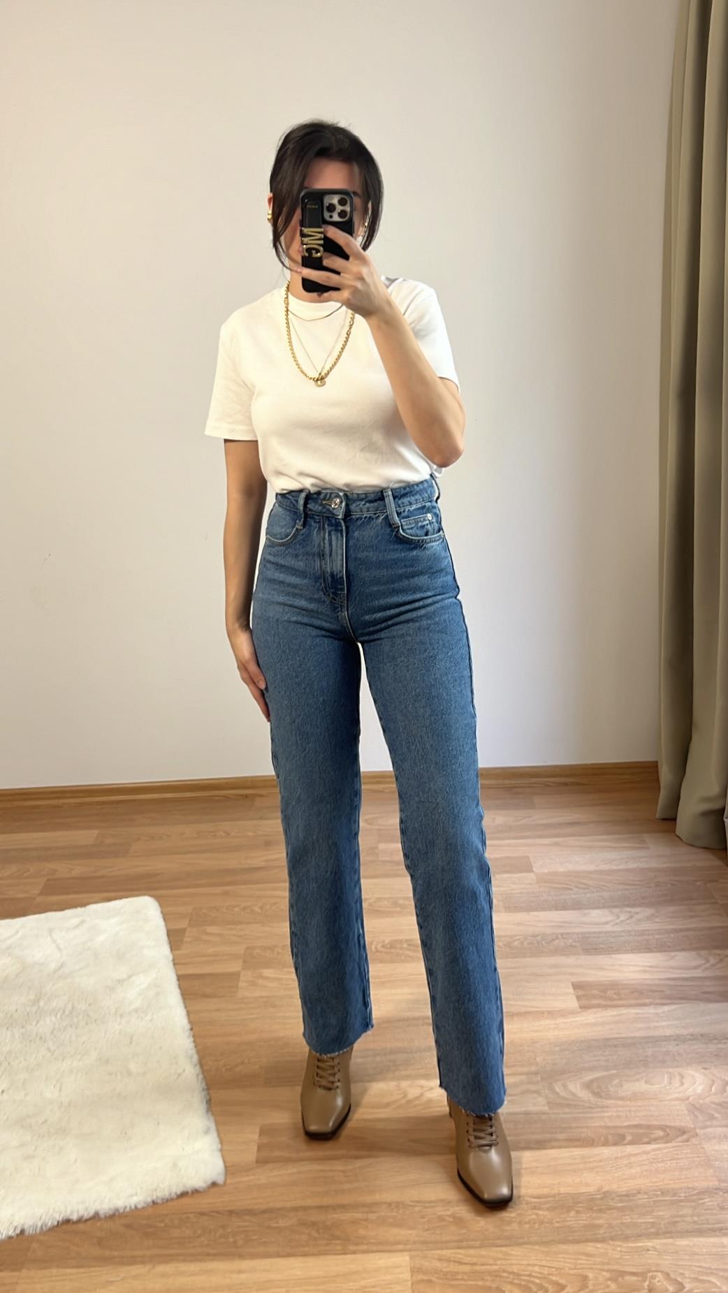 MARKA2 KOYU MAVİ STRAIGHT JEAN