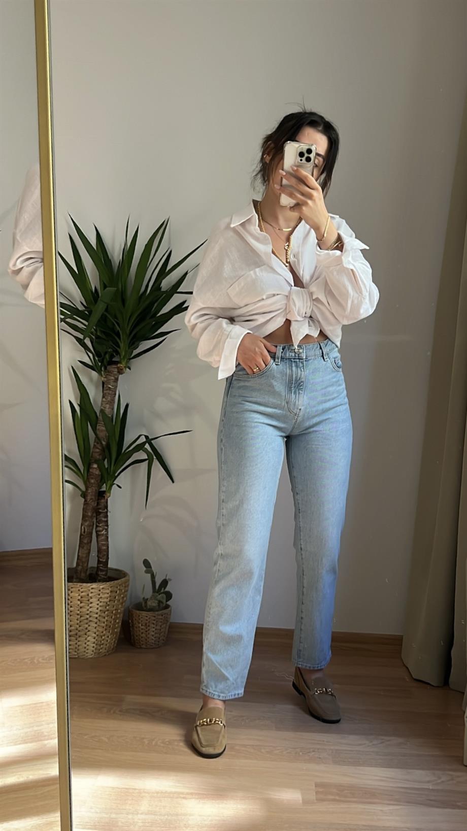 MD BLUE STRAİHT JEAN