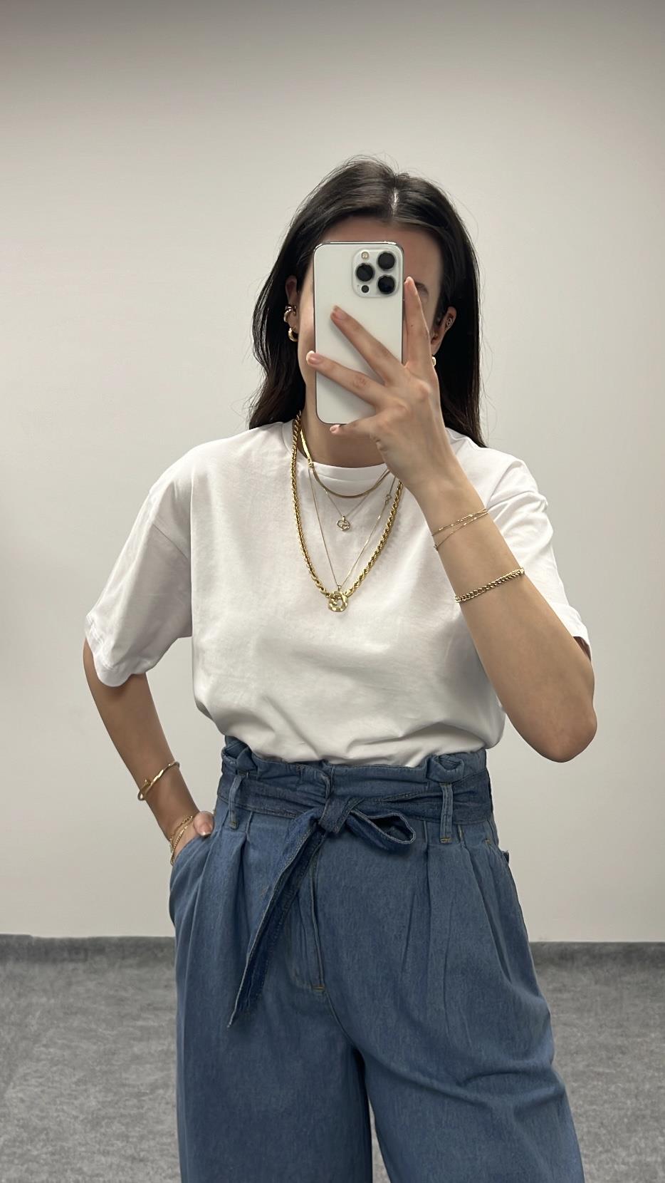 MNG BEYAZ %100 ORGANİK PAMUK BASIC