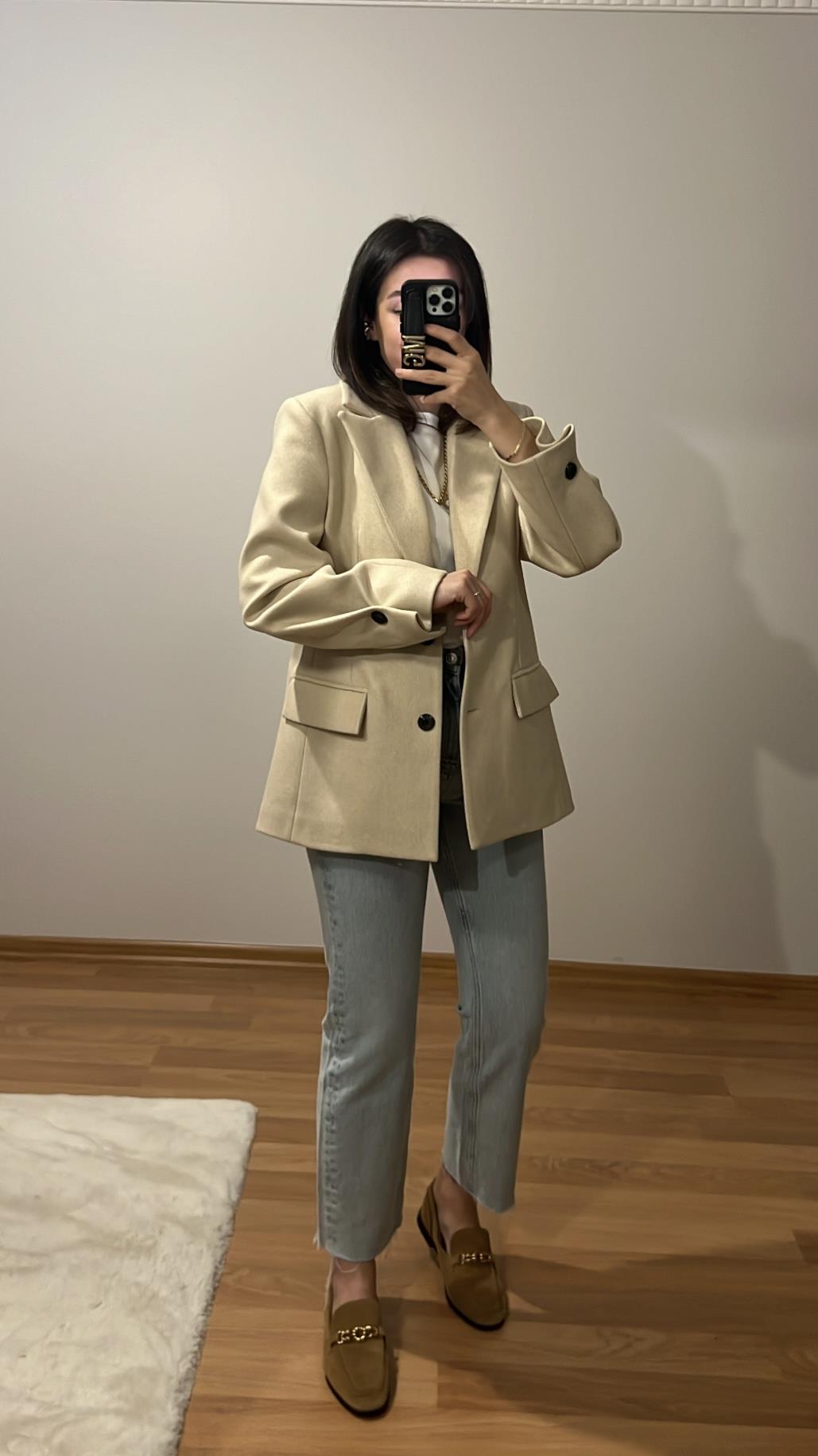 OLİ TAŞ KAŞE BLAZER CEKET