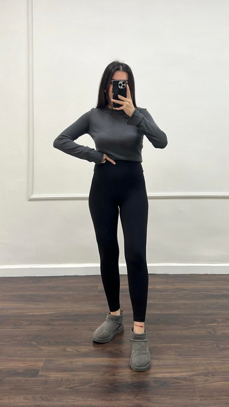 Oys Siyah Comfort Tayt