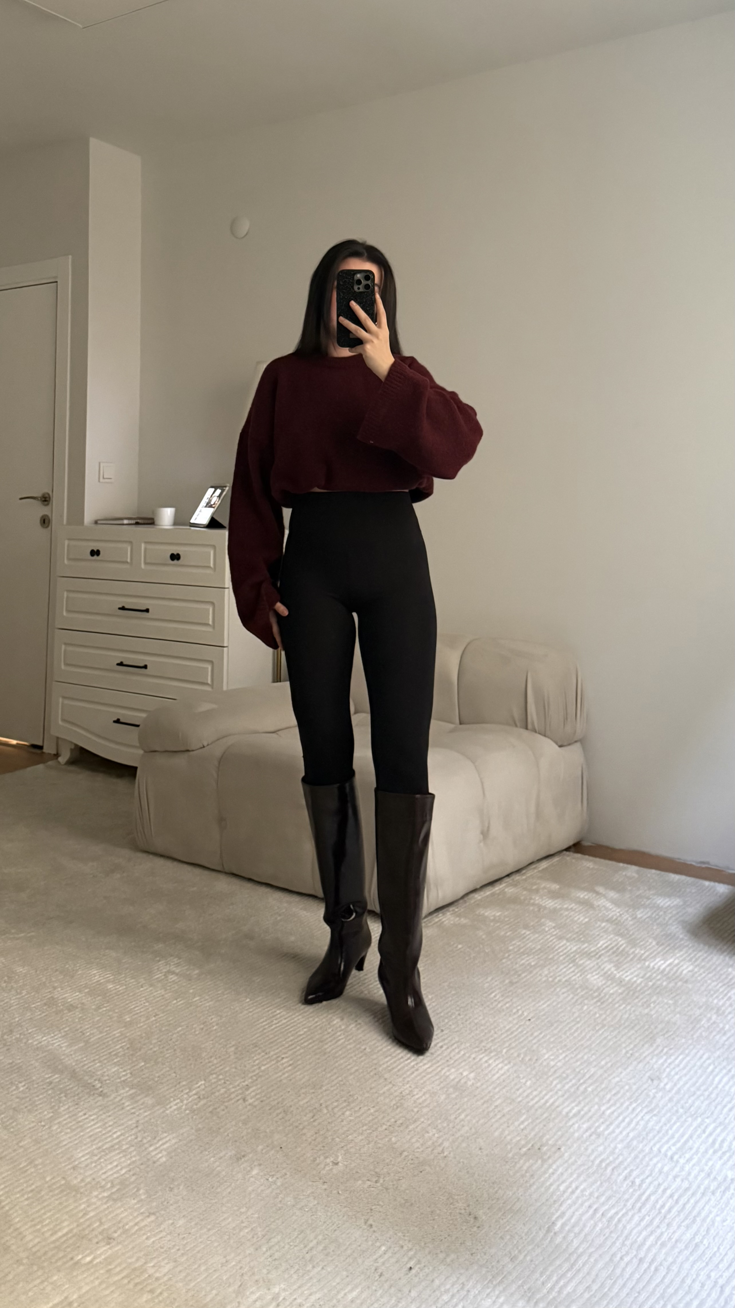 Oys Siyah Şardonlu Comfort Tayt