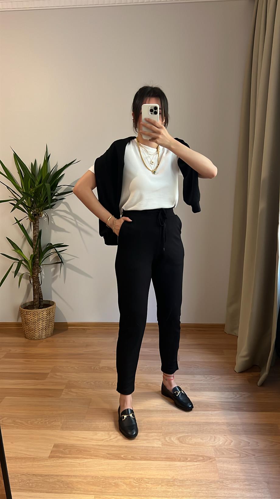 OYSH MODEL SİYAH MODAL JOGGER PANTOLON