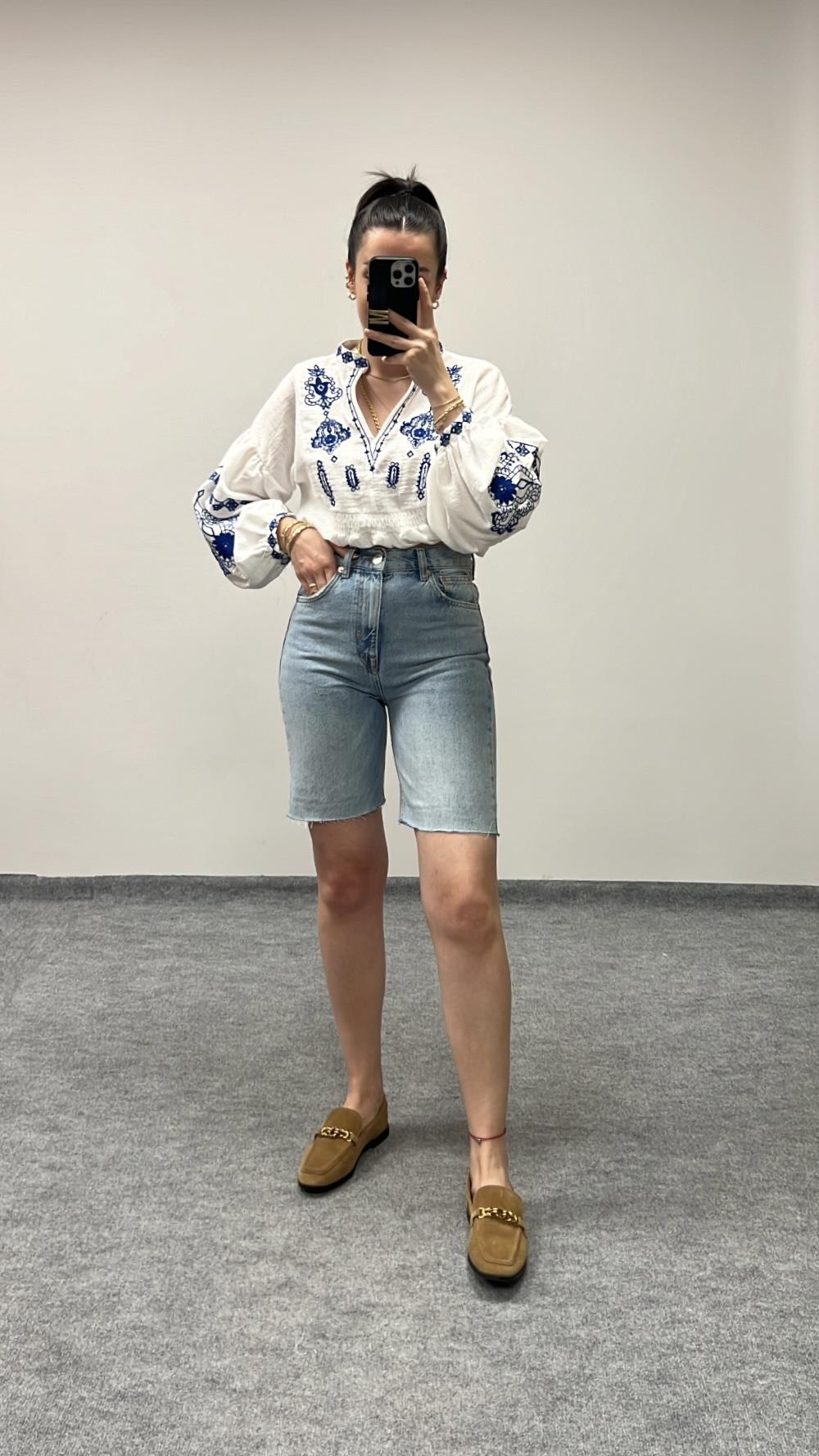 Pb Bermuda Denim Şort